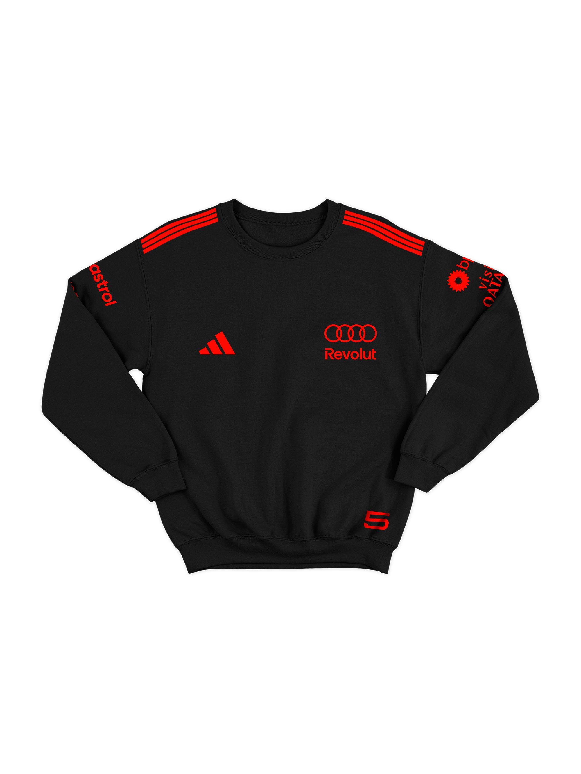 Gabriel Bortoleto Red&Black Audi F1 2026 Hoodie Black