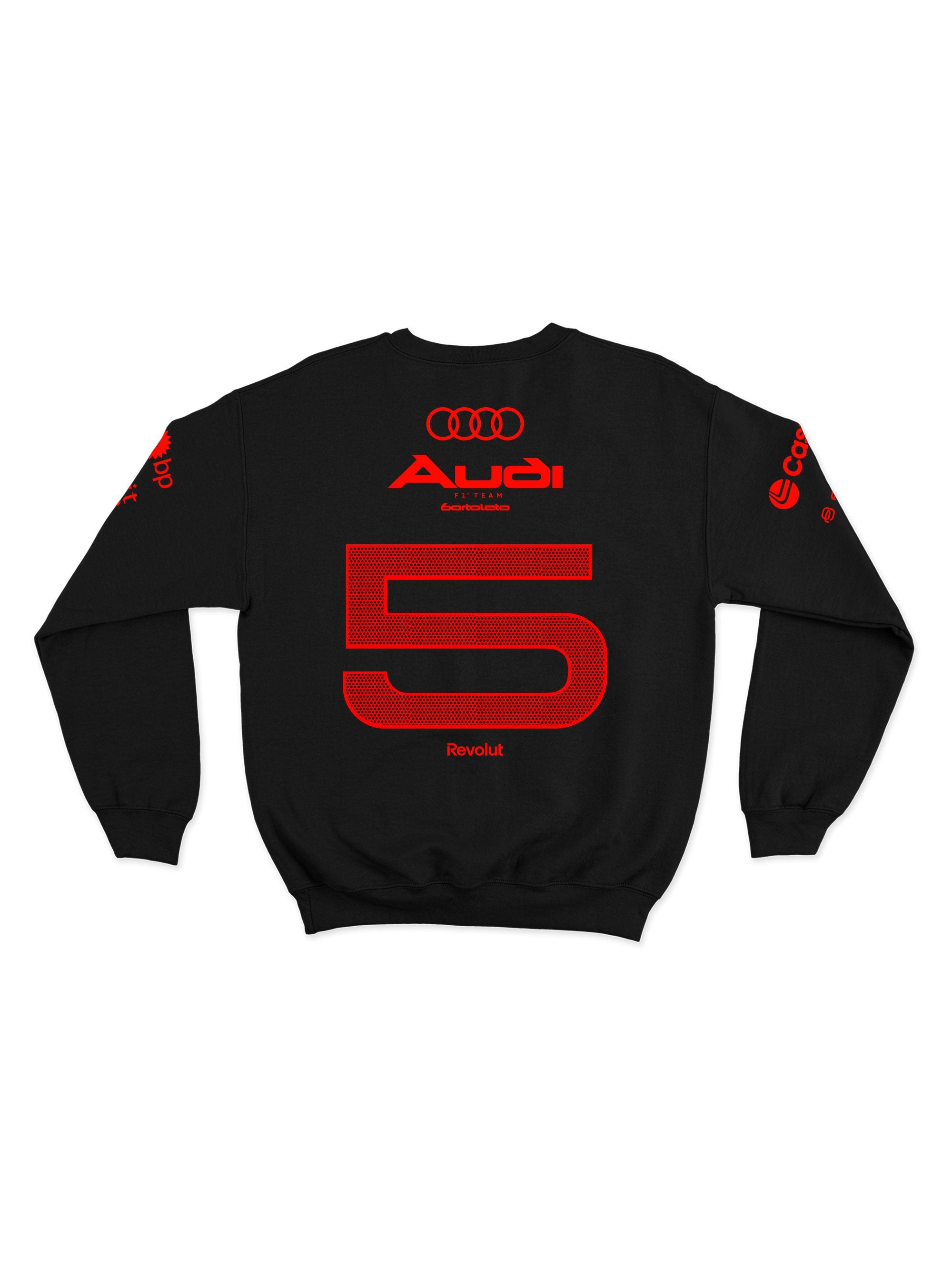Gabriel Bortoleto Red&Black Audi F1 2026 Hoodie Black