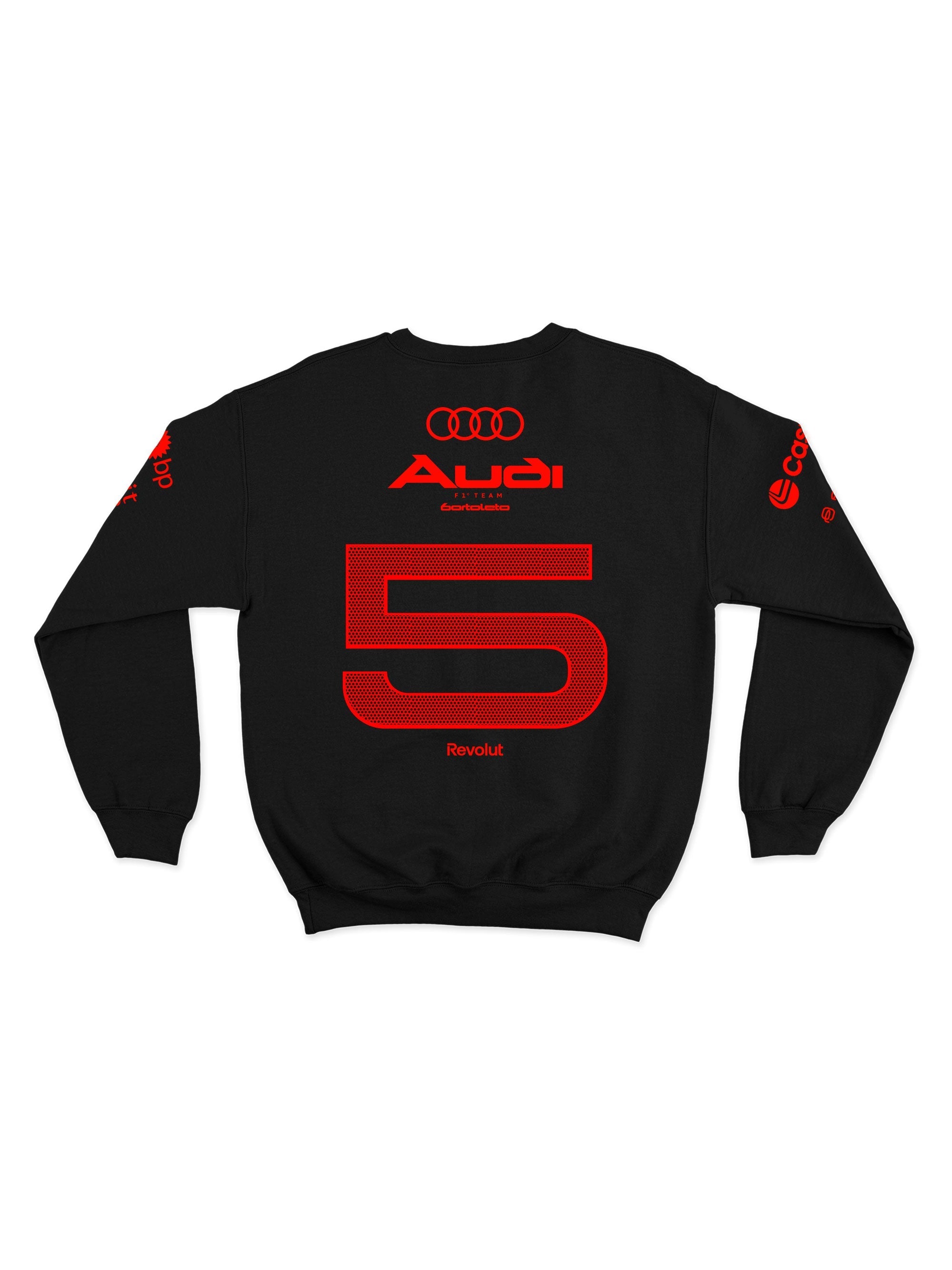 Gabriel Bortoleto Red&Black Audi F1 2026 Hoodie Black