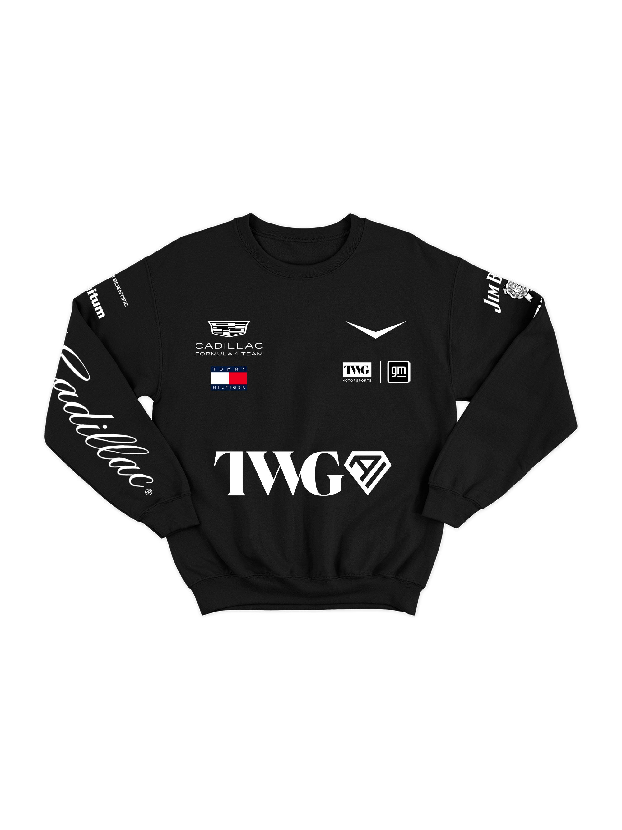 Cadillac F1 Team Black Crewneck Sweatshirt