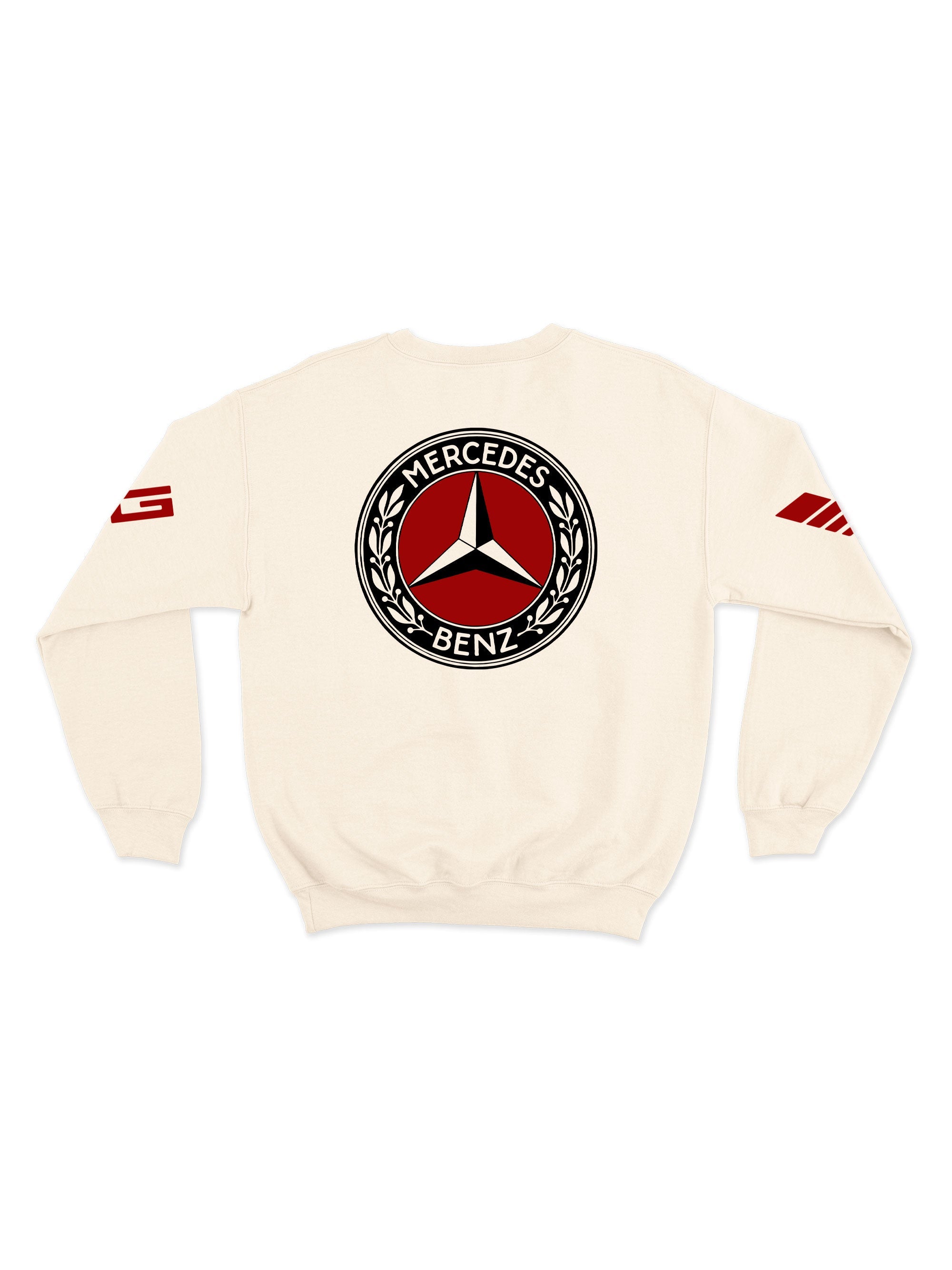 Mercedes AMG Retro Logo Off White Hoodie