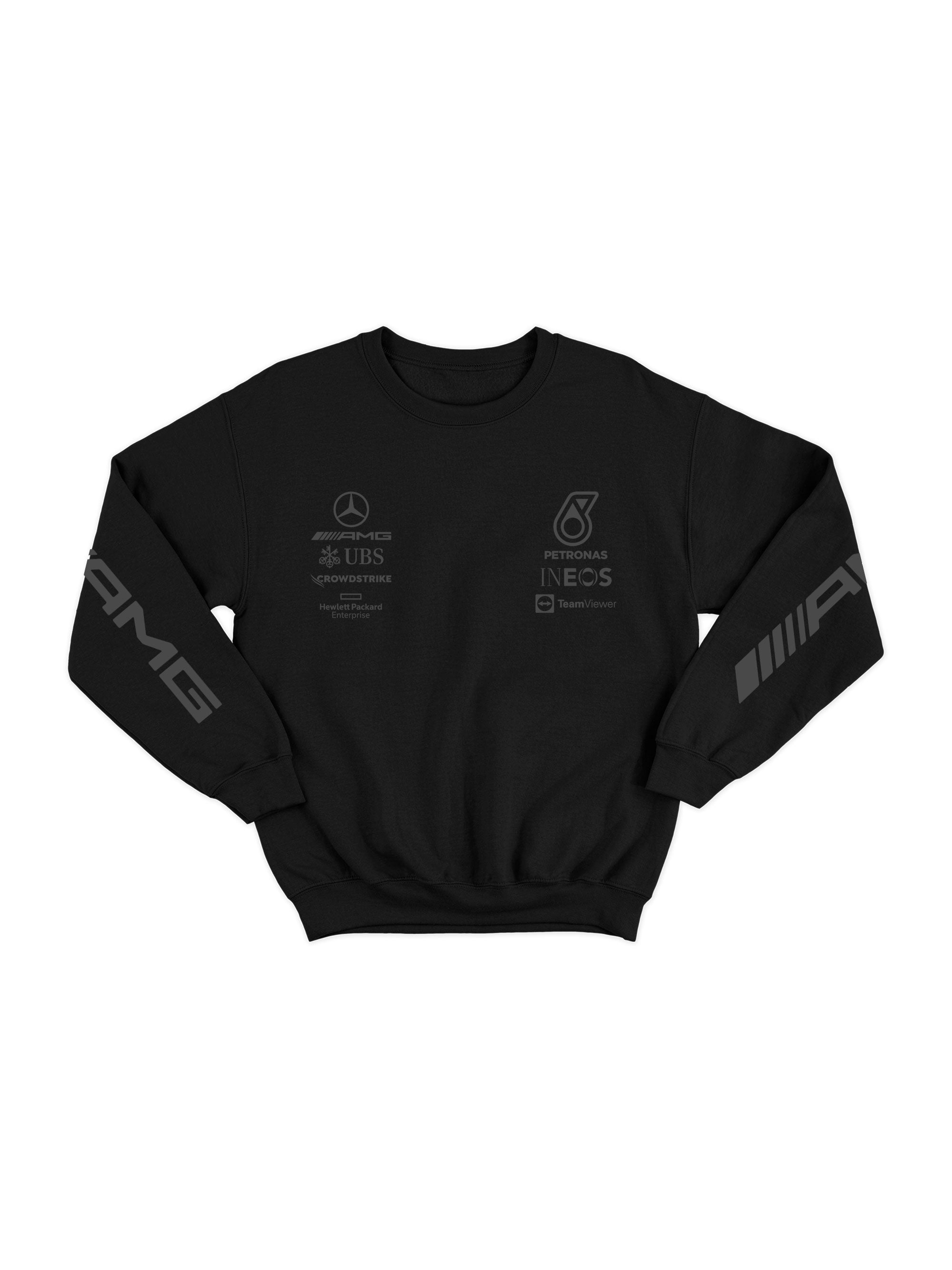 Mercedes Hamilton All Black Hoodie 2023