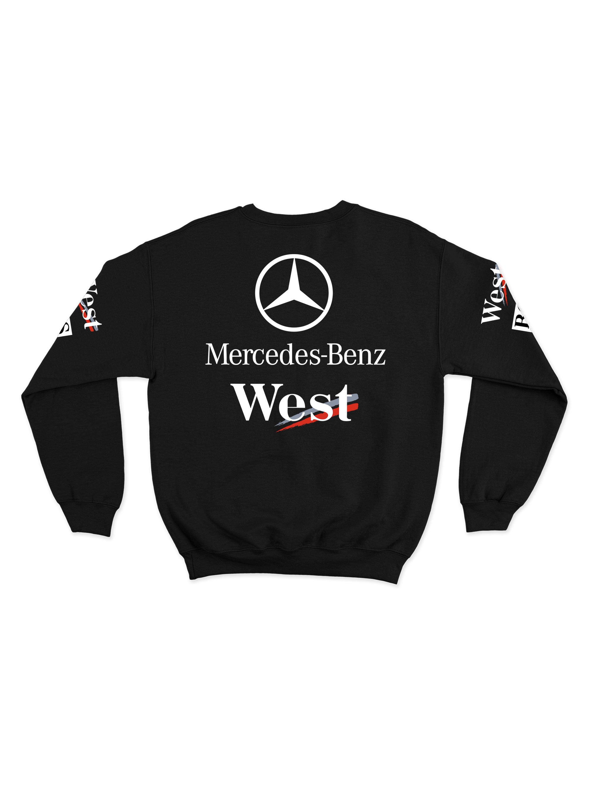 Mclaren West Mercedes Retro Hoodie Black