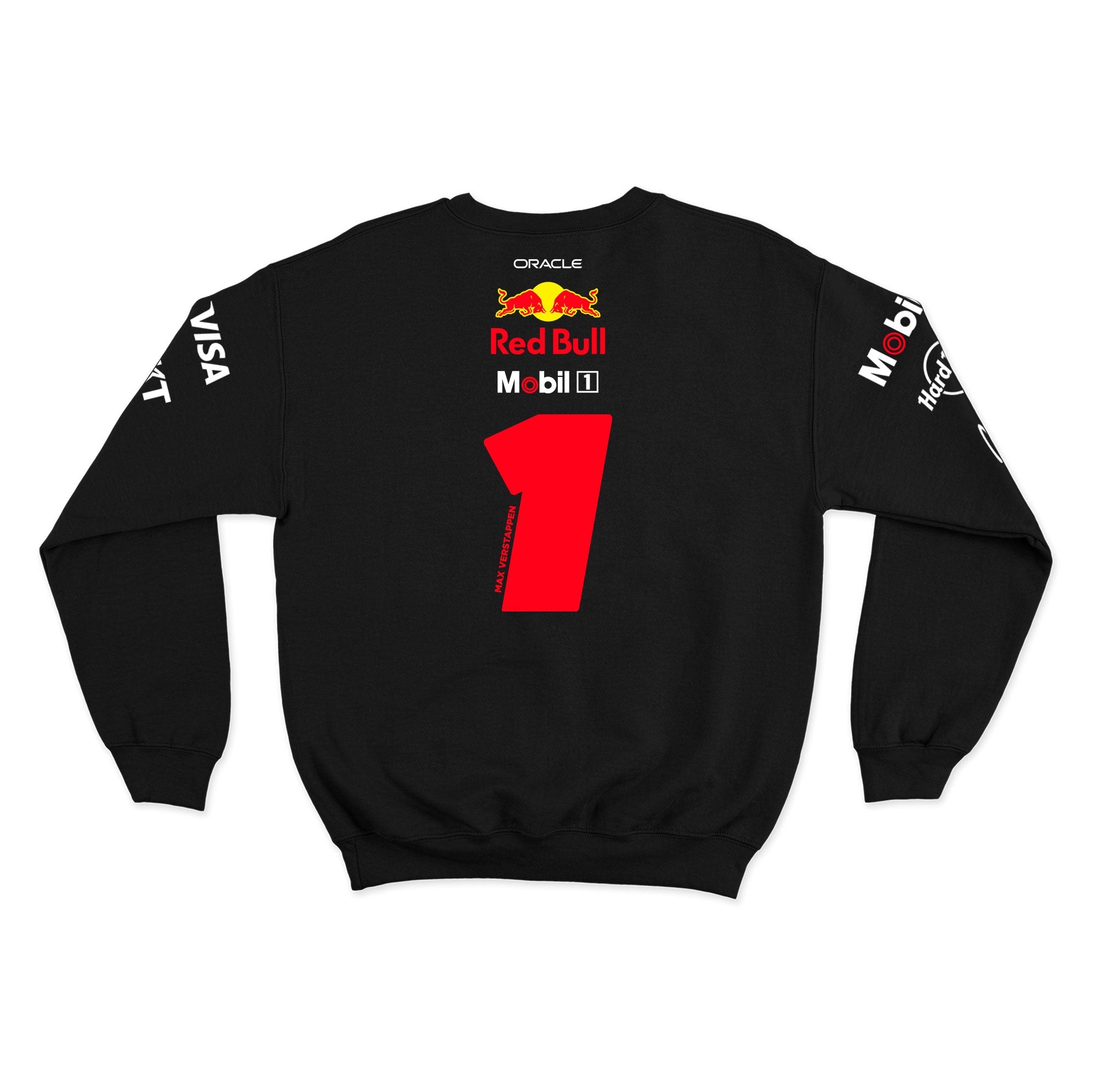 Red Bull Max Verstappen 2025 Black Hoodie