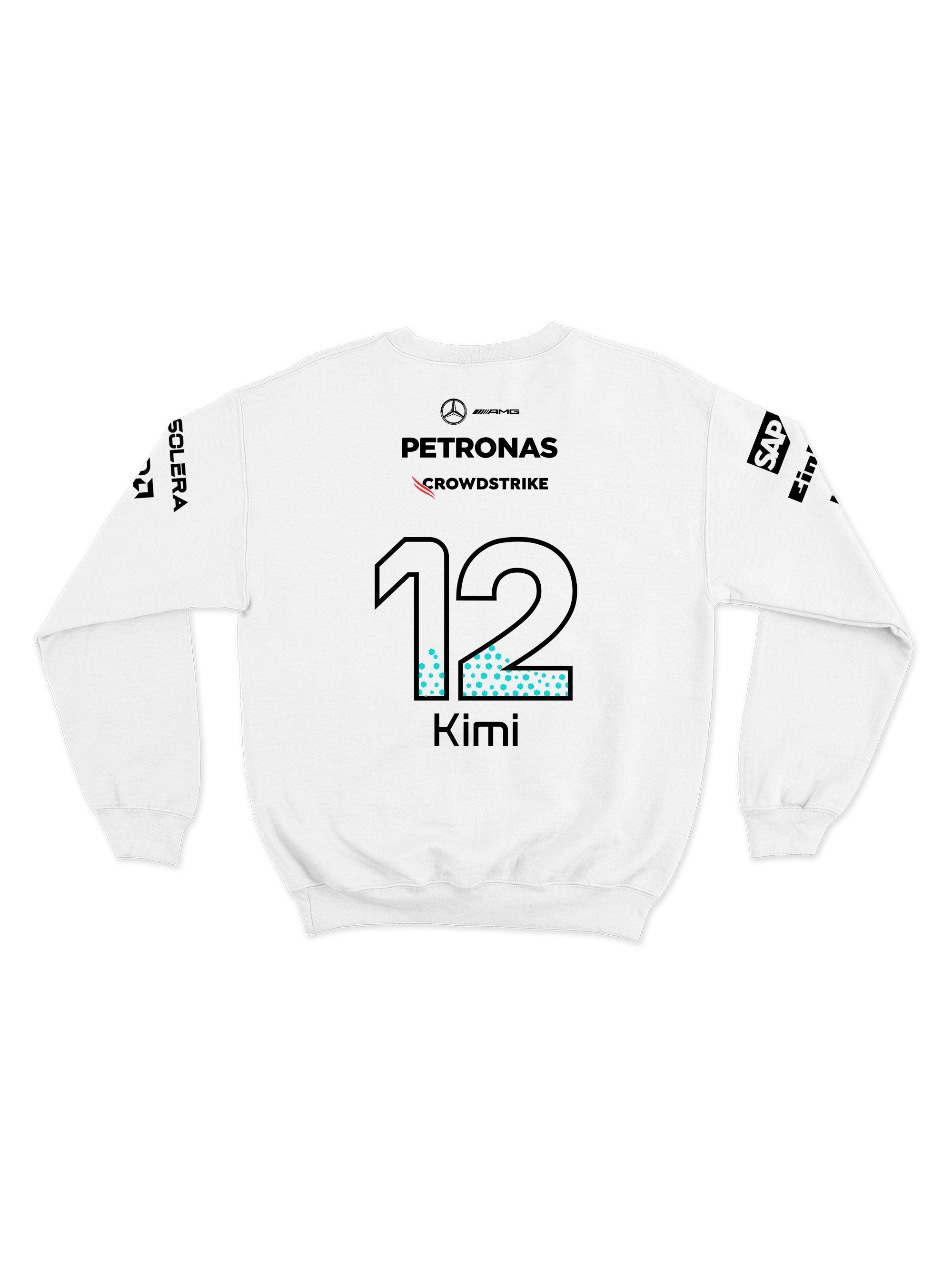 Mercedes Kimi Antonelli 2025 White Hoodie