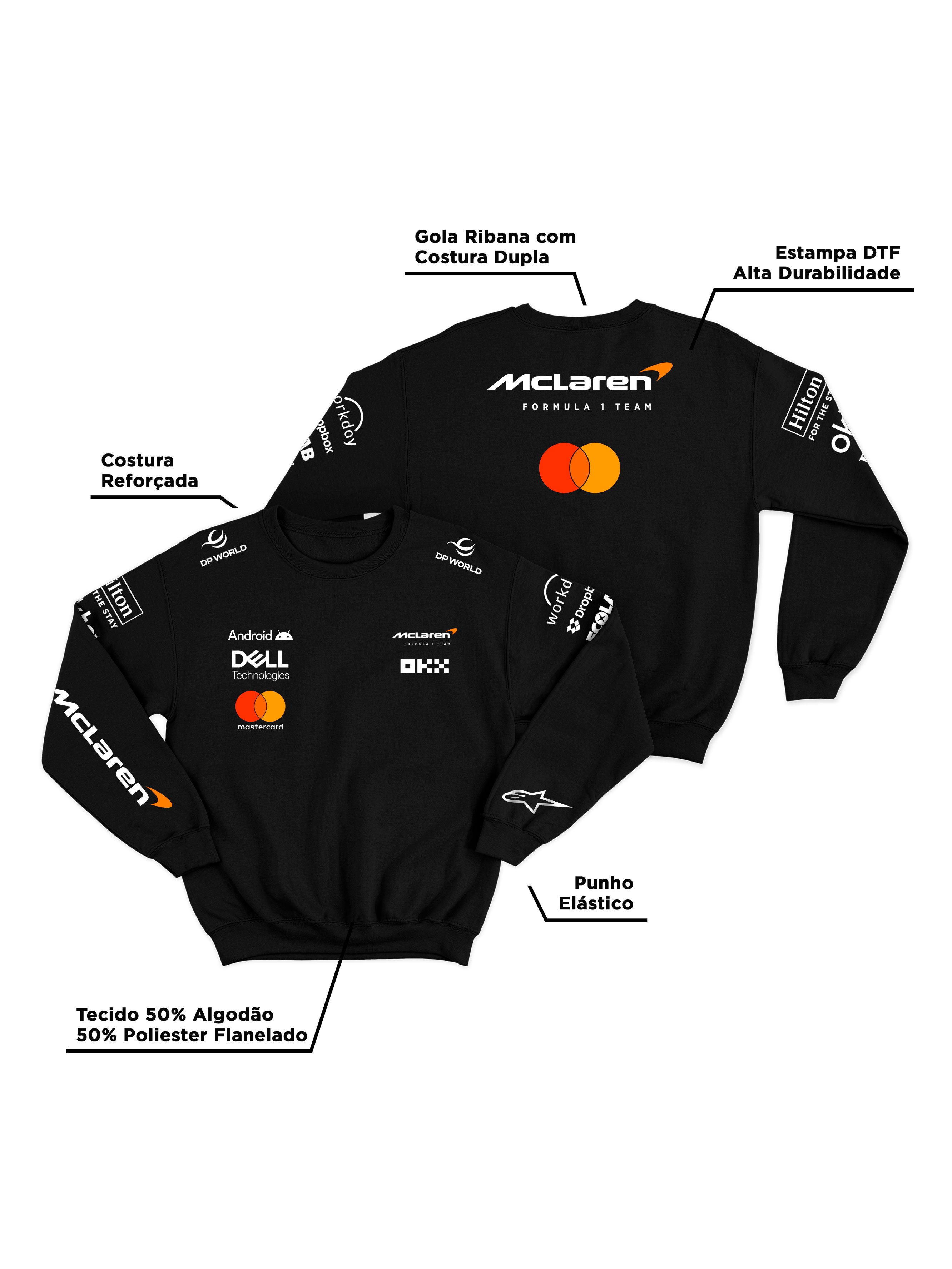 McLaren 2025 Black Hoodie