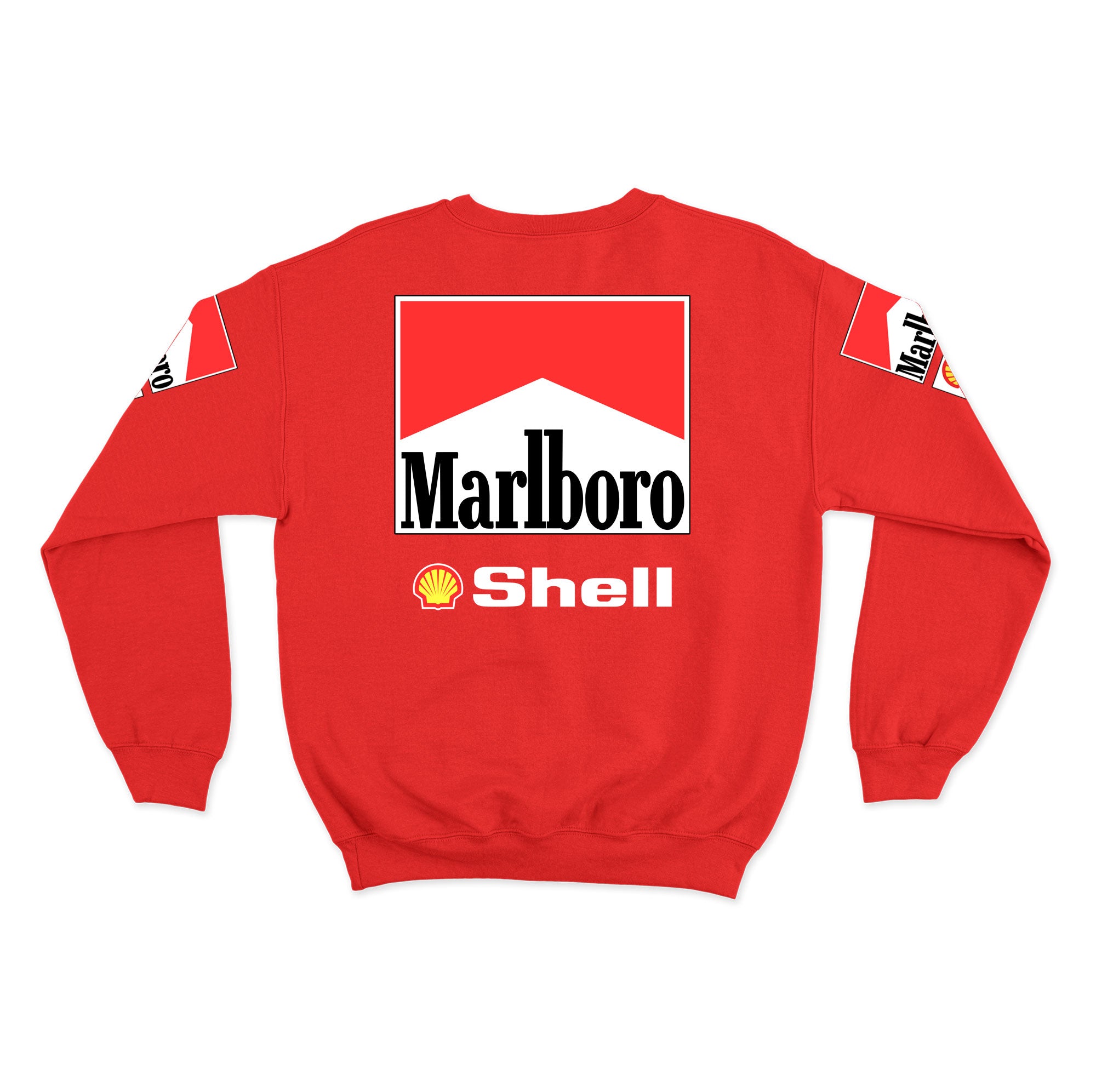 Mclaren Retro Team Red Crewneck Sweatshirt