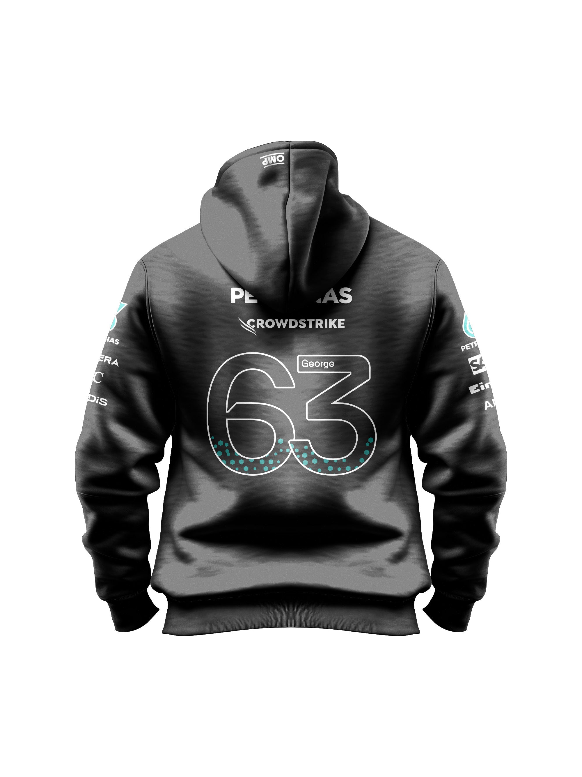 George Russell Mercedes AMG 2026 Black Hoodie