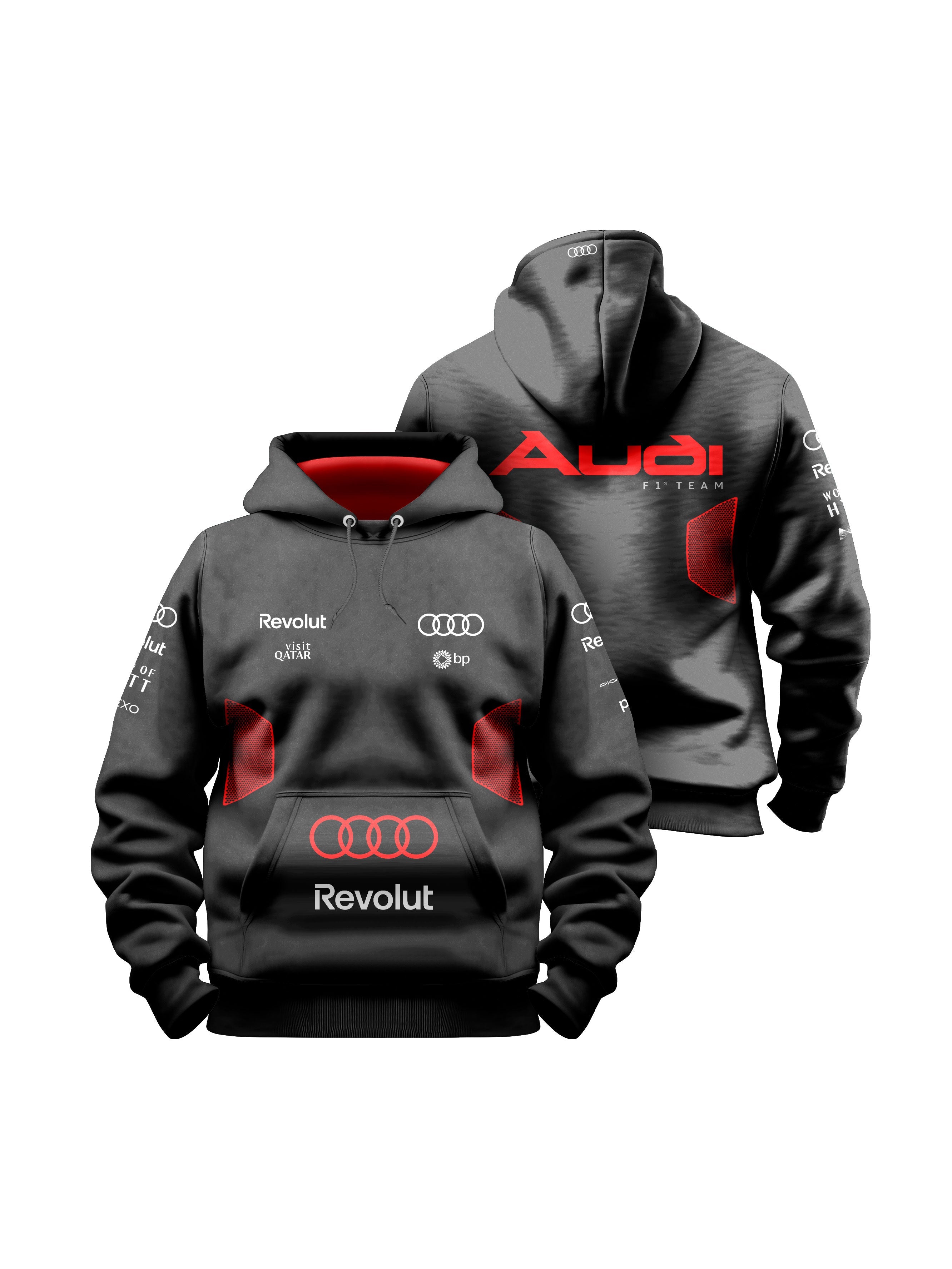 Audi F1 2026 Black Hoodie
