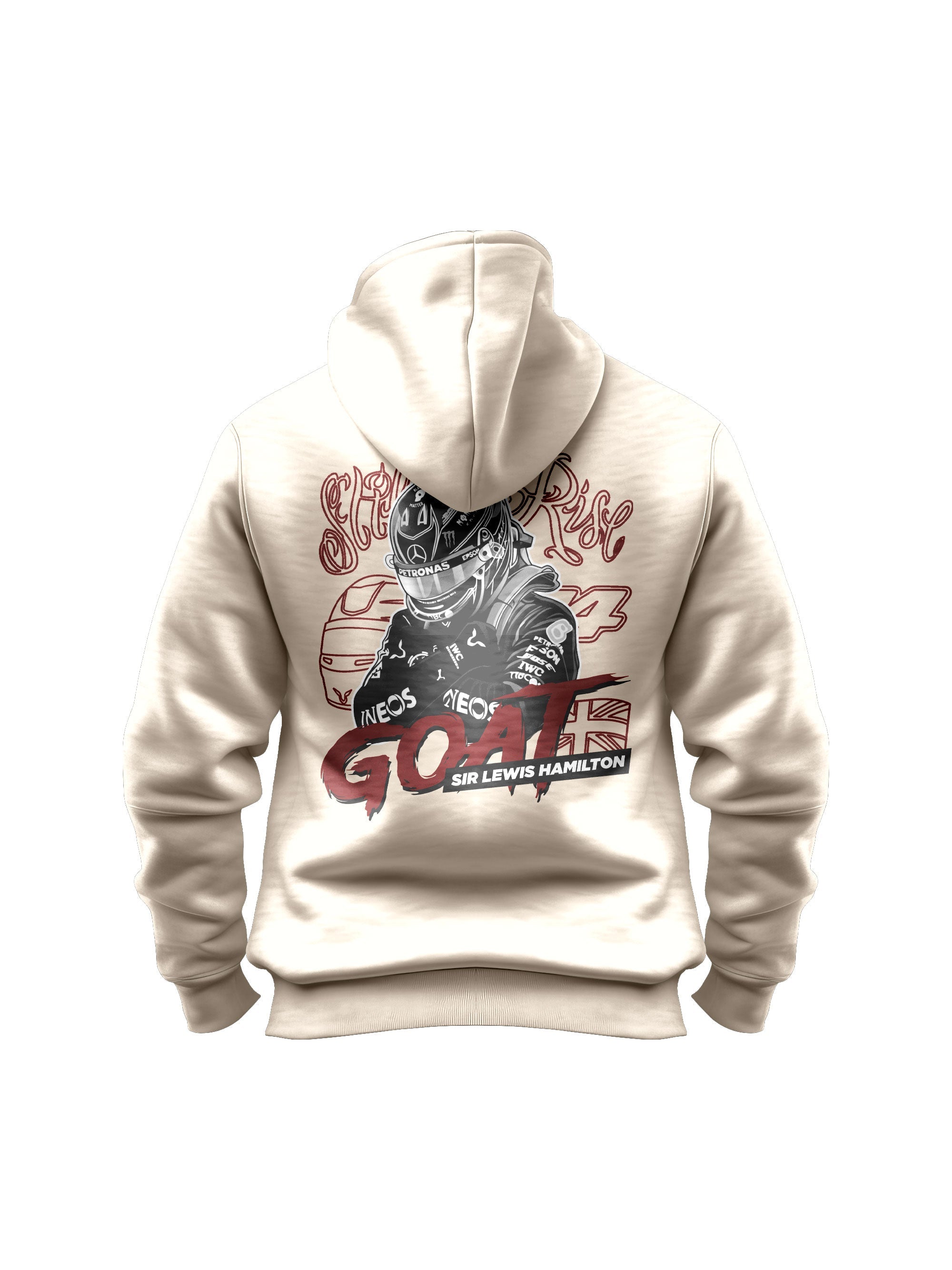 Sir Lewis Hamilton Goat Off White Hoodie
