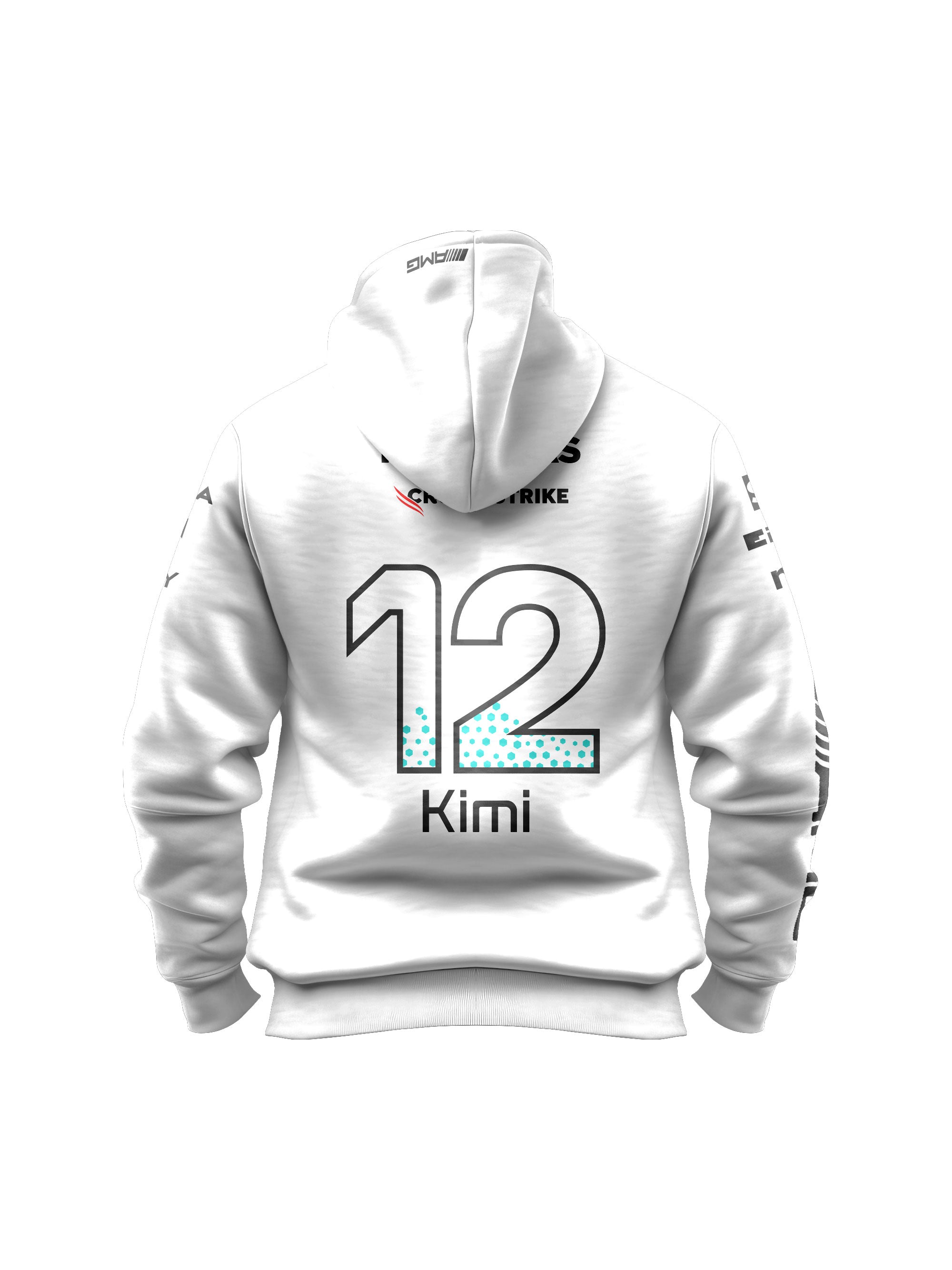Mercedes Kimi Antonelli 2025 White Hoodie