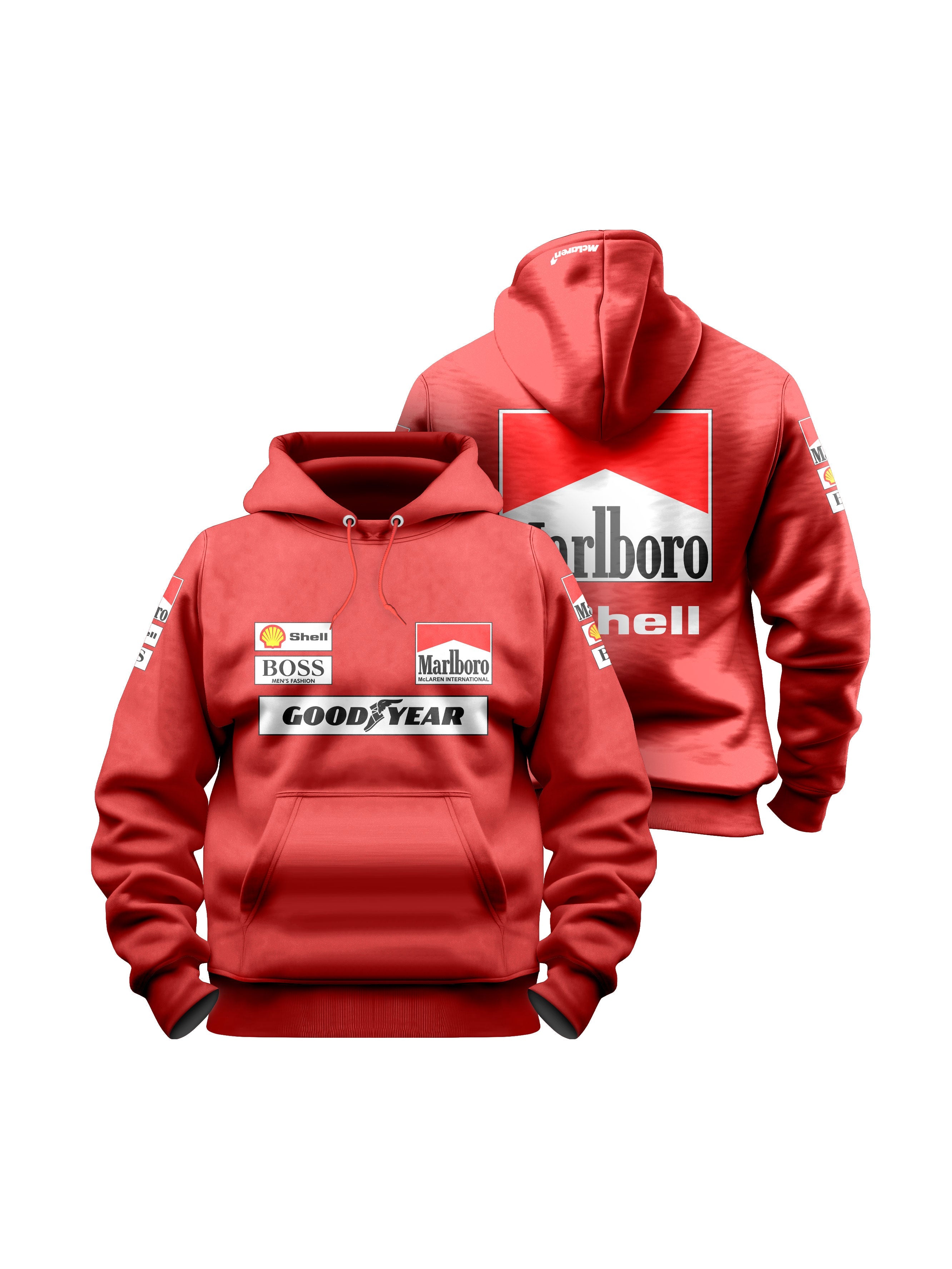 McLaren Retro Team Red Hoodie