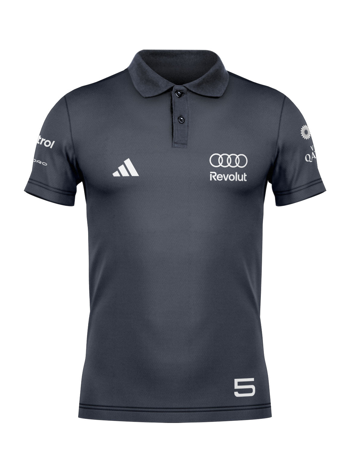 Audi Bortoleto 2026 Gray Polo Shirt