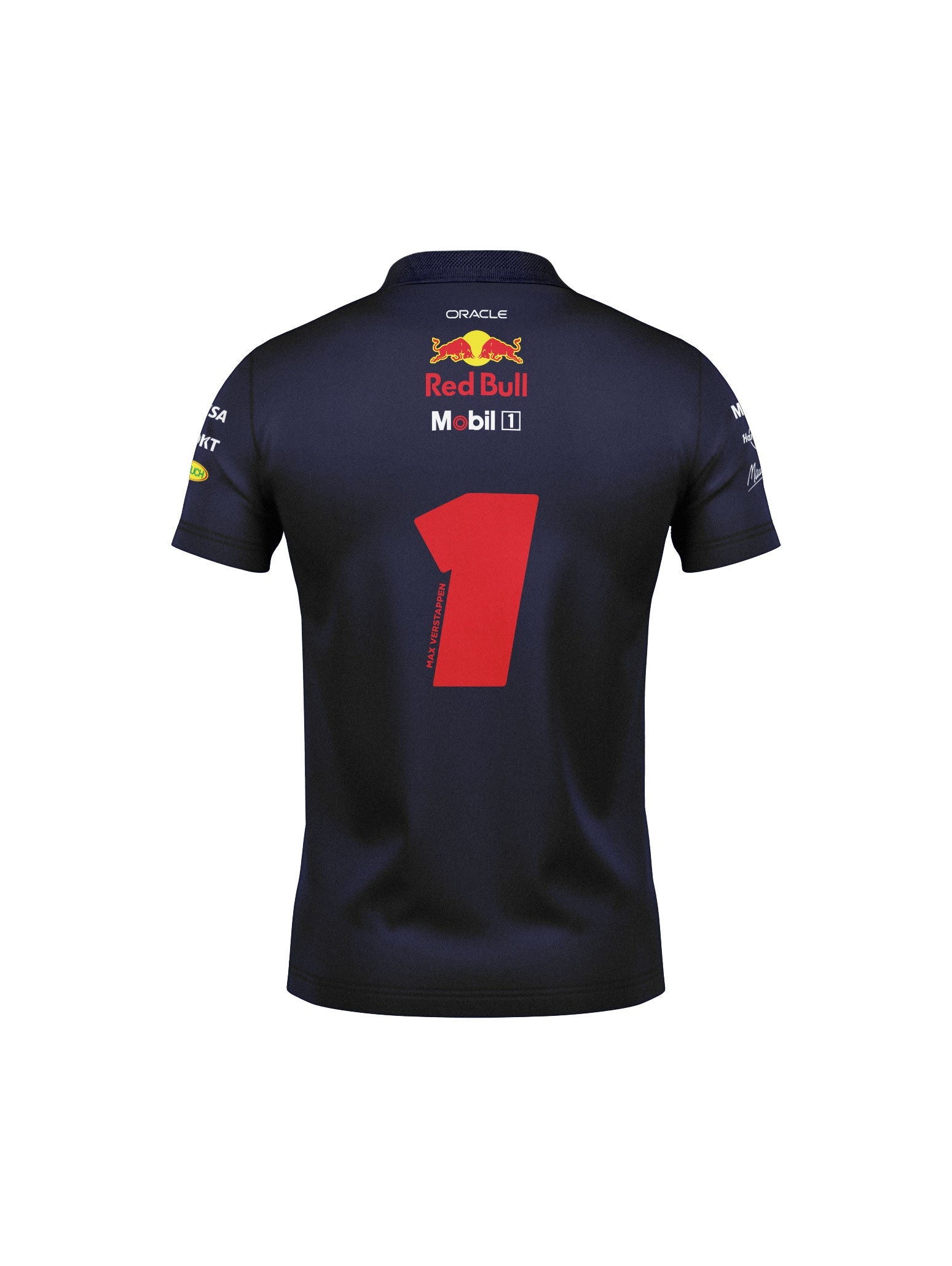 Red Bull Max Verstappen Navy Blue Polo Shirt 2025