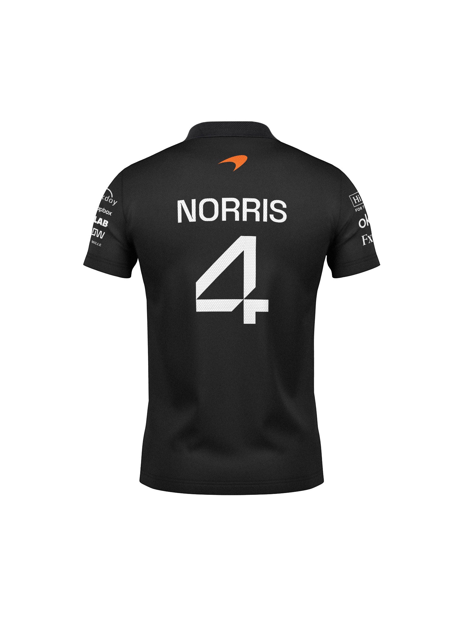 McLaren Lando Norris Black Polo Shirt 2025