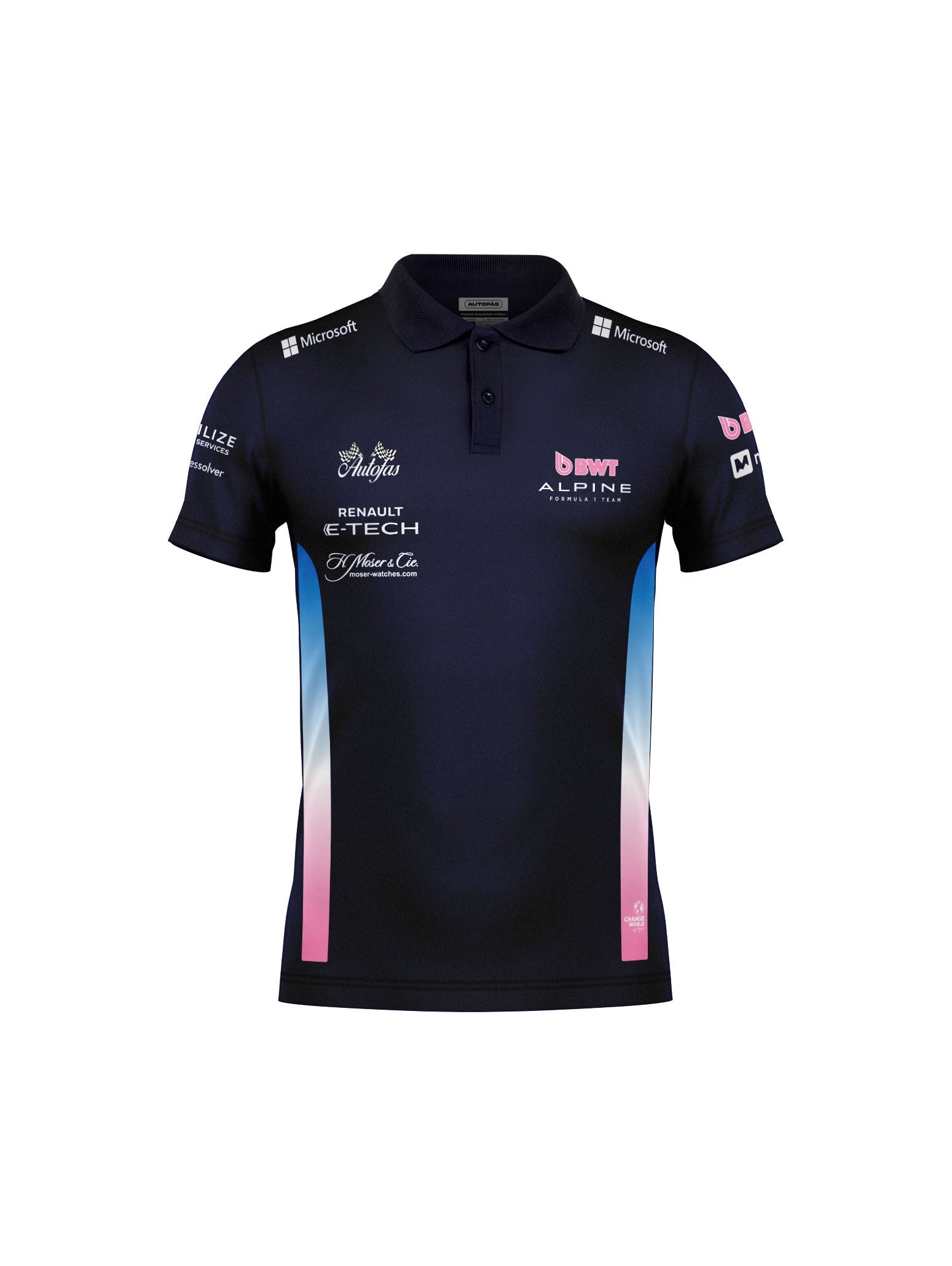 Alpine Team Navy Blue Polo Shirt 2025