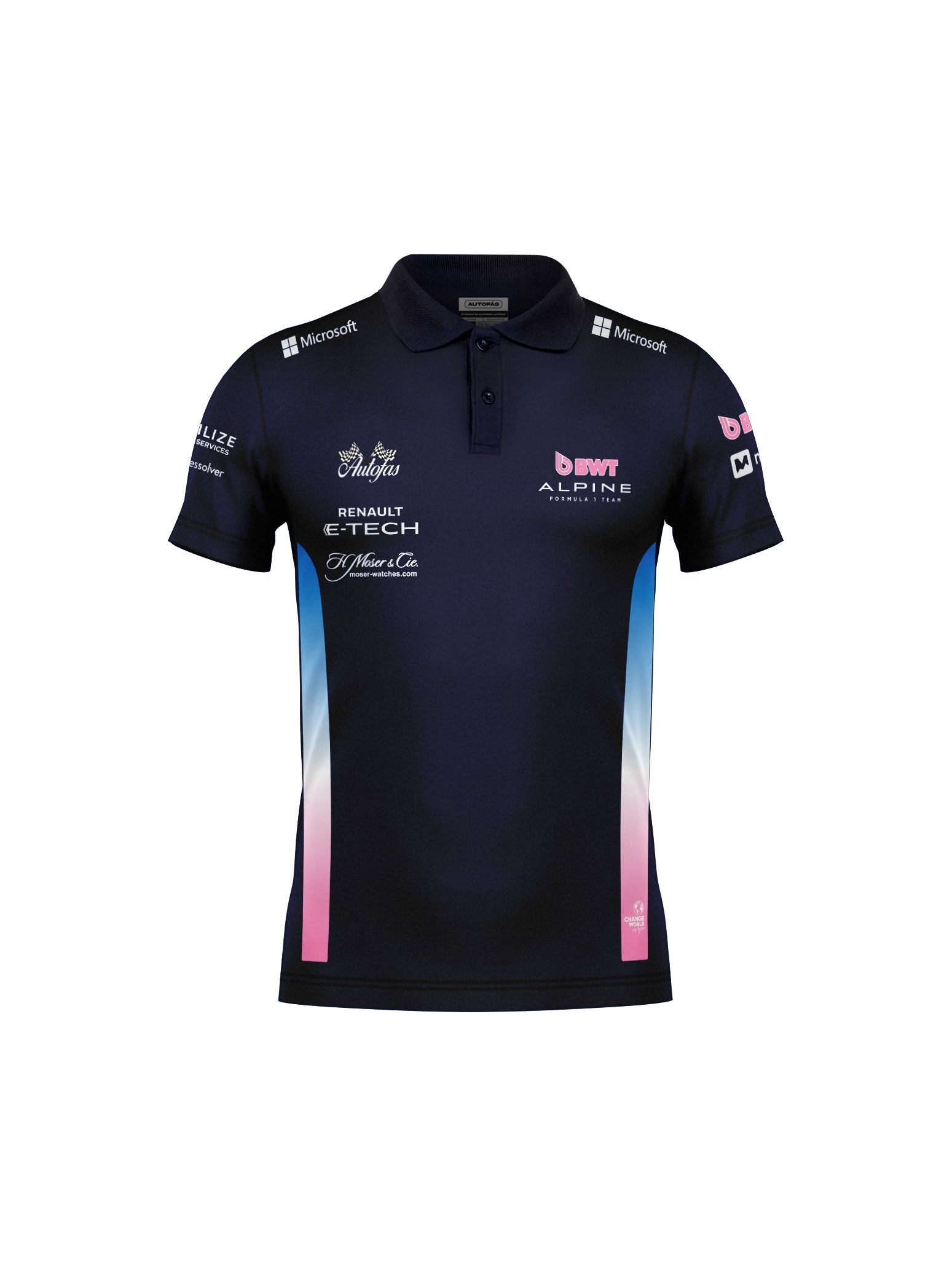 Alpine Team Navy Blue Polo Shirt 2025