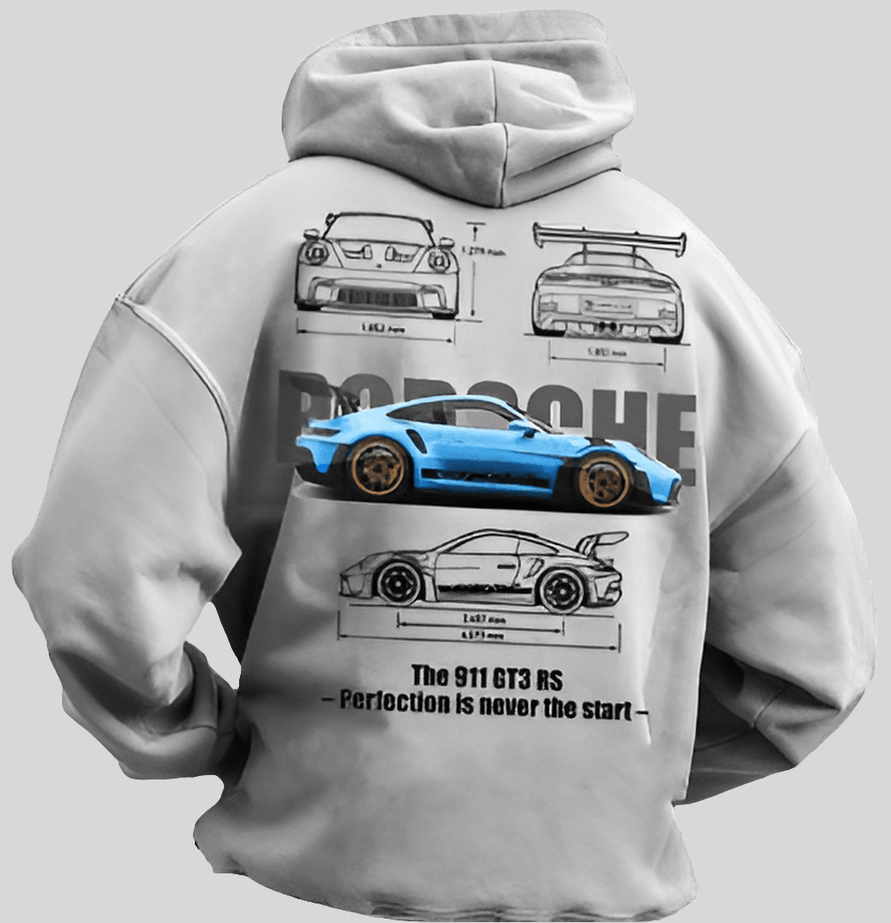 Porsche Blue 911 GT3 RS Hoodie