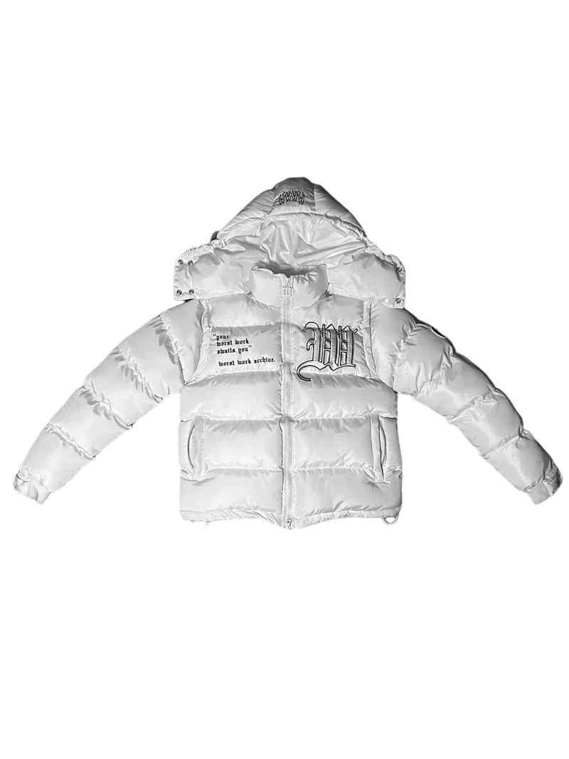Convertible 2-in-1 Puffer Jacket- Removable Hood