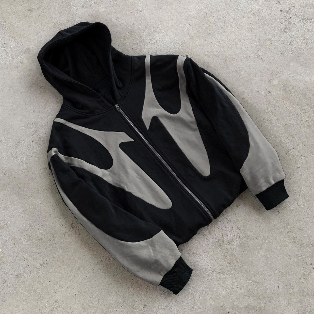 Stitched Black Hoodie