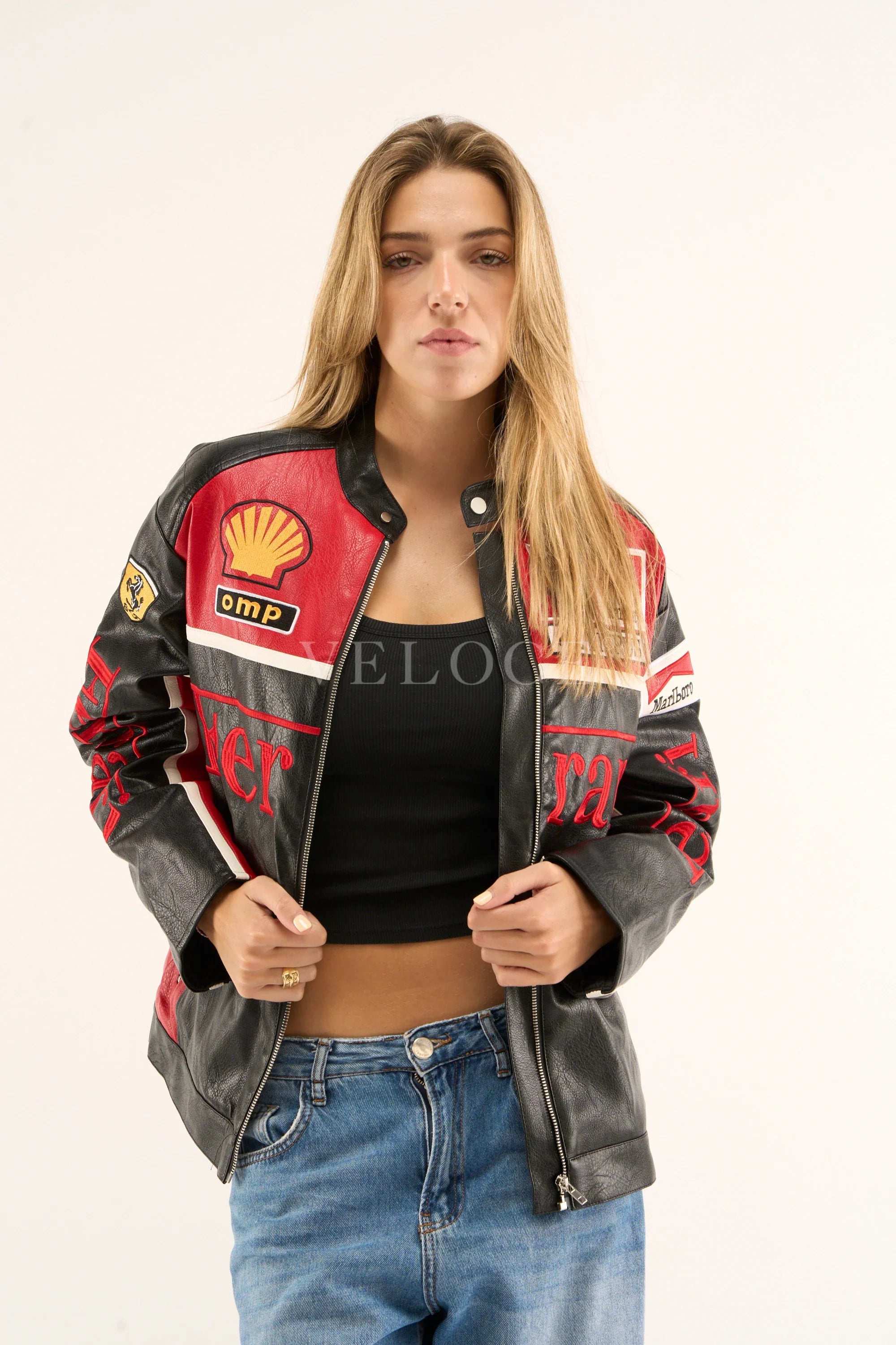 Ferrari F1 Olympus Leather Jacket - Red Edition
