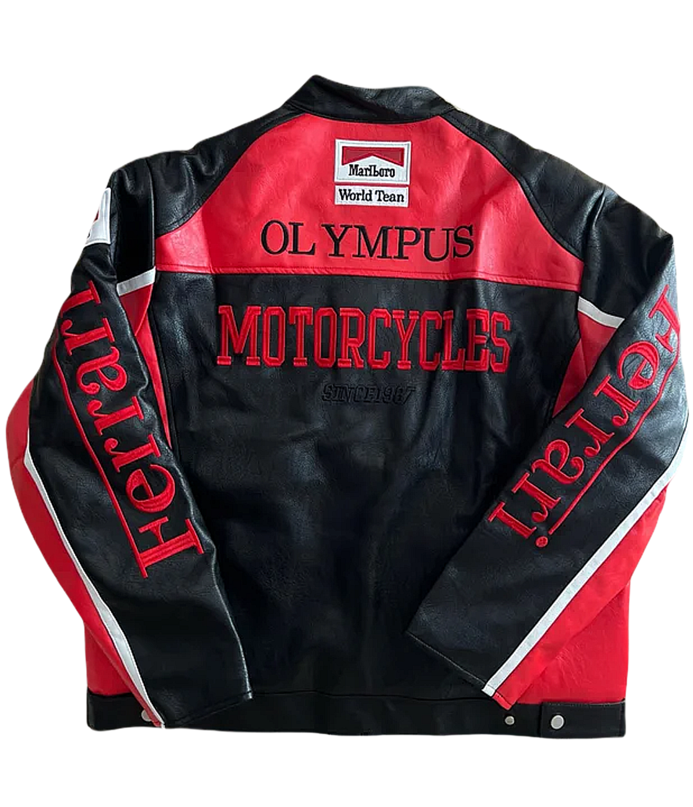 Ferrari F1 Olympus Leather Jacket - Red Edition