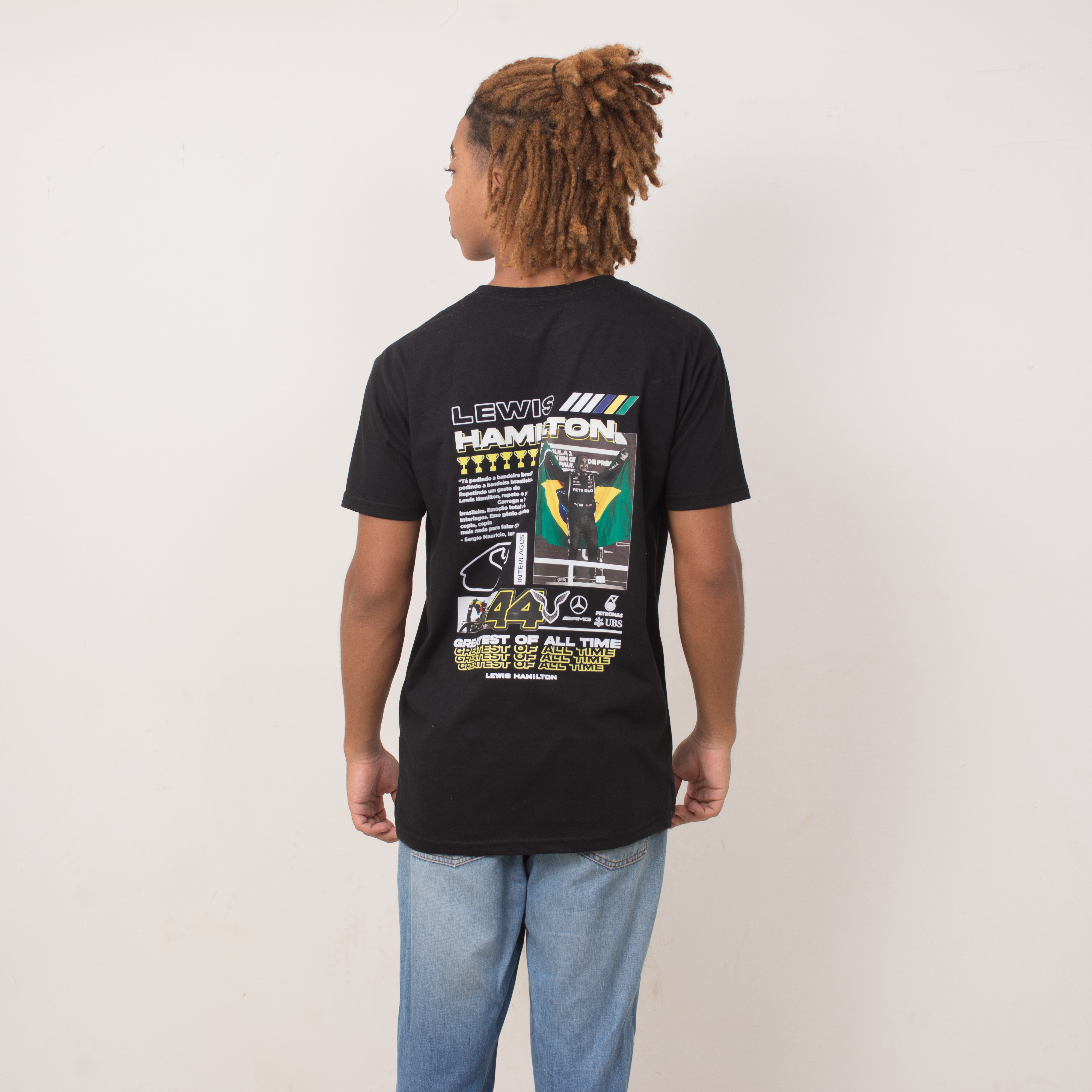 Moments T-Shirt Lewis Hamilton Brazil Cotton