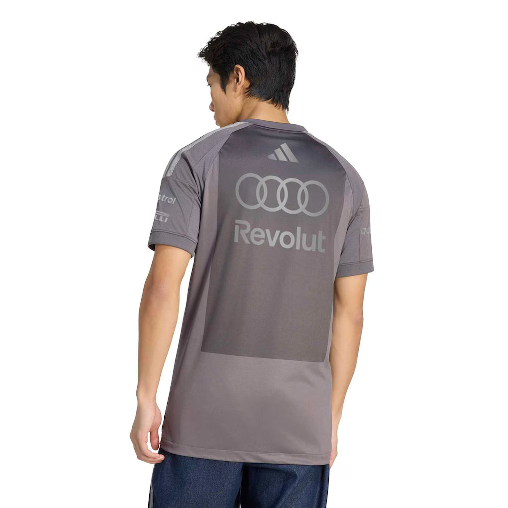 Audi adidas F1 Team Driver Replica Climacool T-Shirt - Gray