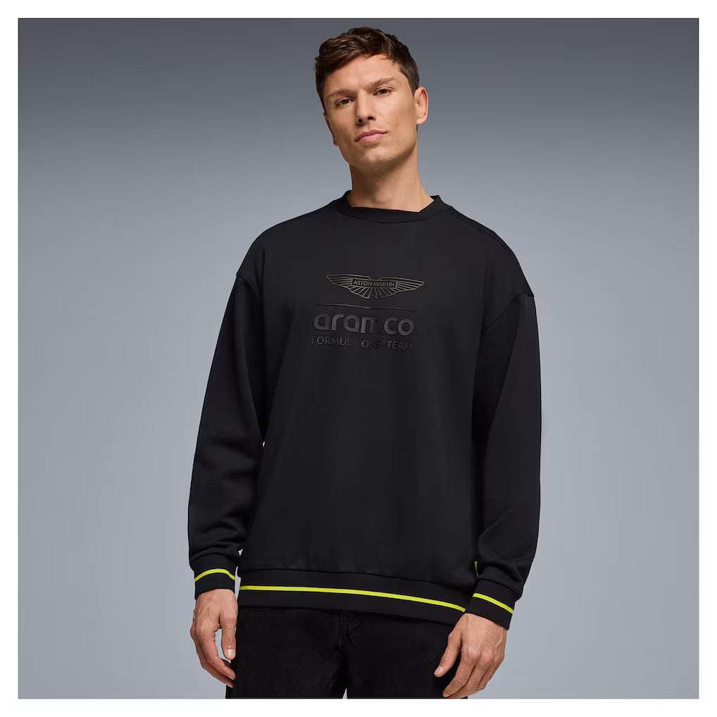 Aston Martin Logo Stealth Sweatshirt - Black