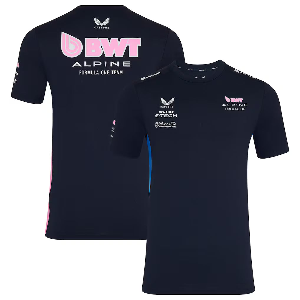 Alpine Castore 2025 Team Wear Set Up T-Shirt - Navy