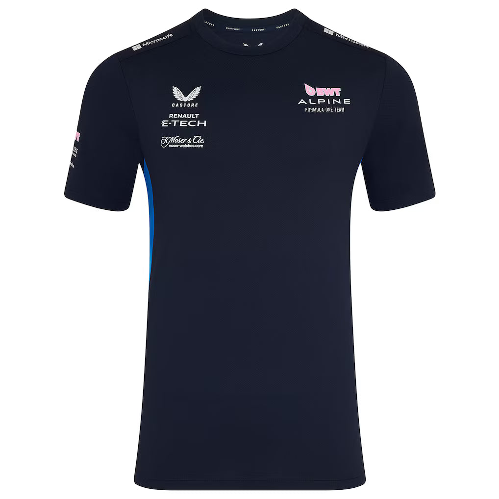 Alpine Castore 2025 Team Wear Set Up T-Shirt - Navy