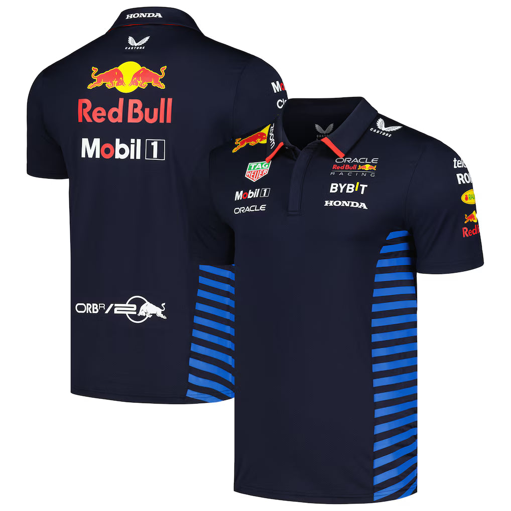 Red Bull Racing Castore 2024 Team Polo - Navy