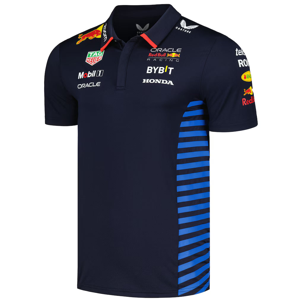Red Bull Racing Castore 2024 Team Polo - Navy