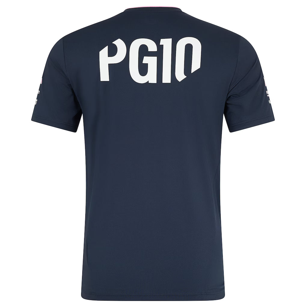 Pierre Gasly Alpine Castore 2025 Team Wear Driver T-Shirt - Navy