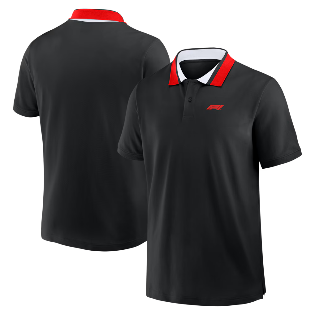 Formula 1 Fanatics Primary Polo - Black