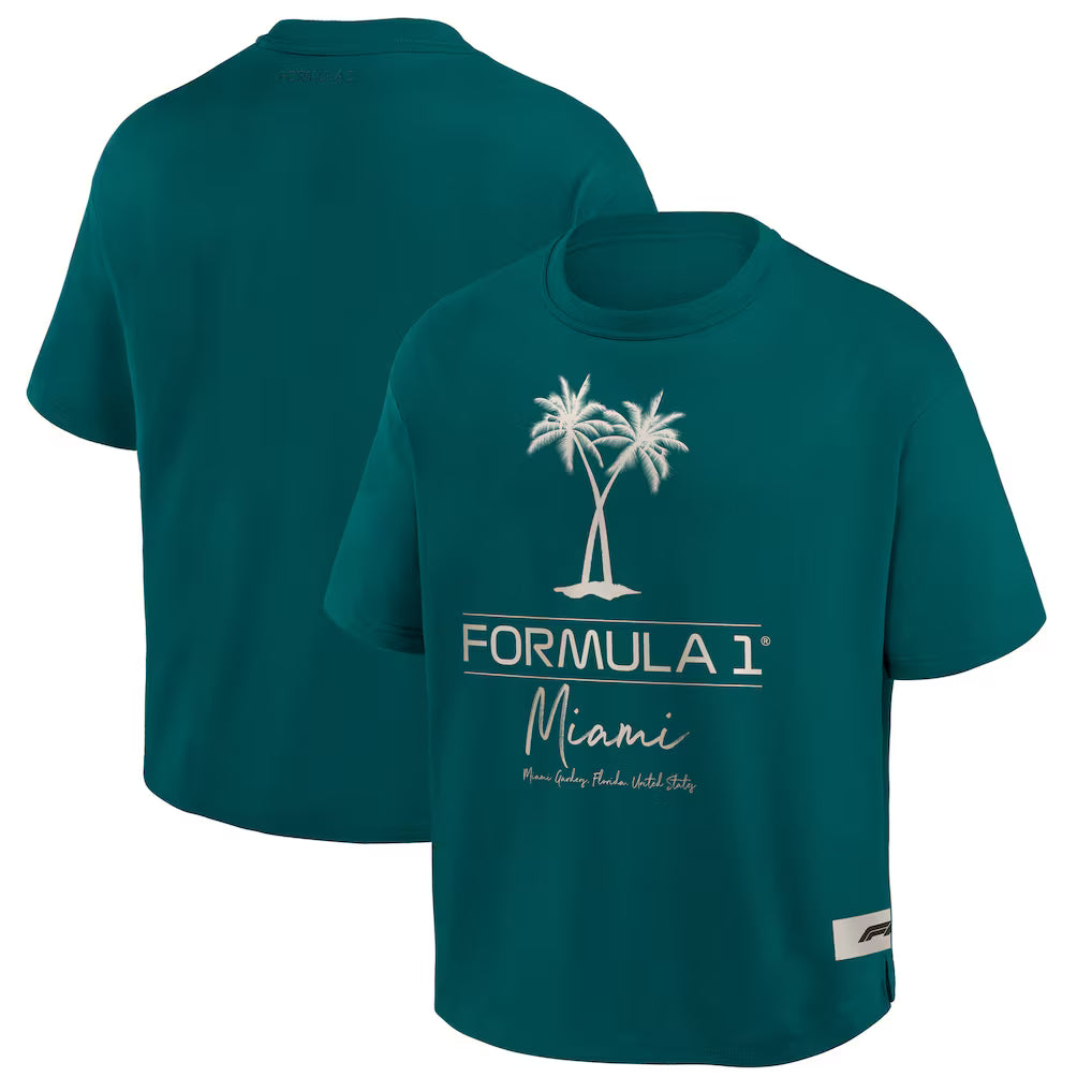 Fanatics F1 Miami Gardens Oversized T-Shirt - Green