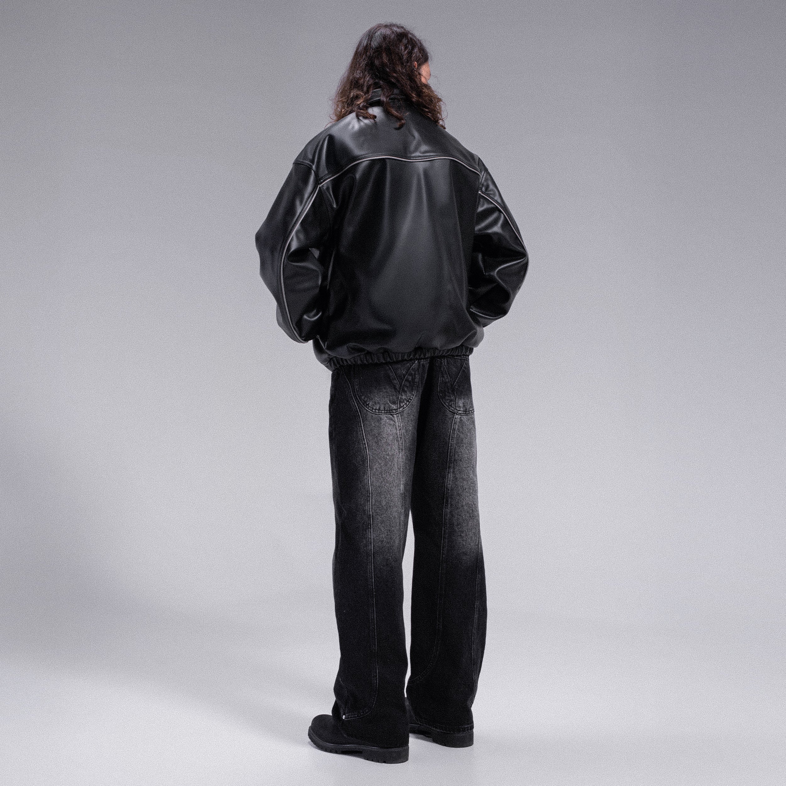 Jacket PU Leather Black WEYZ