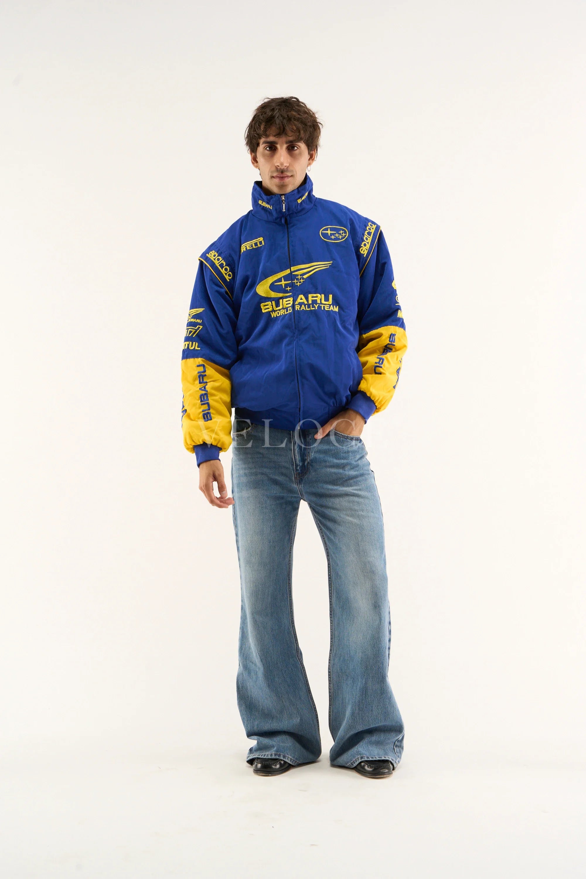 Subaru Rally Vintage Racing Jacket - Blue Edition