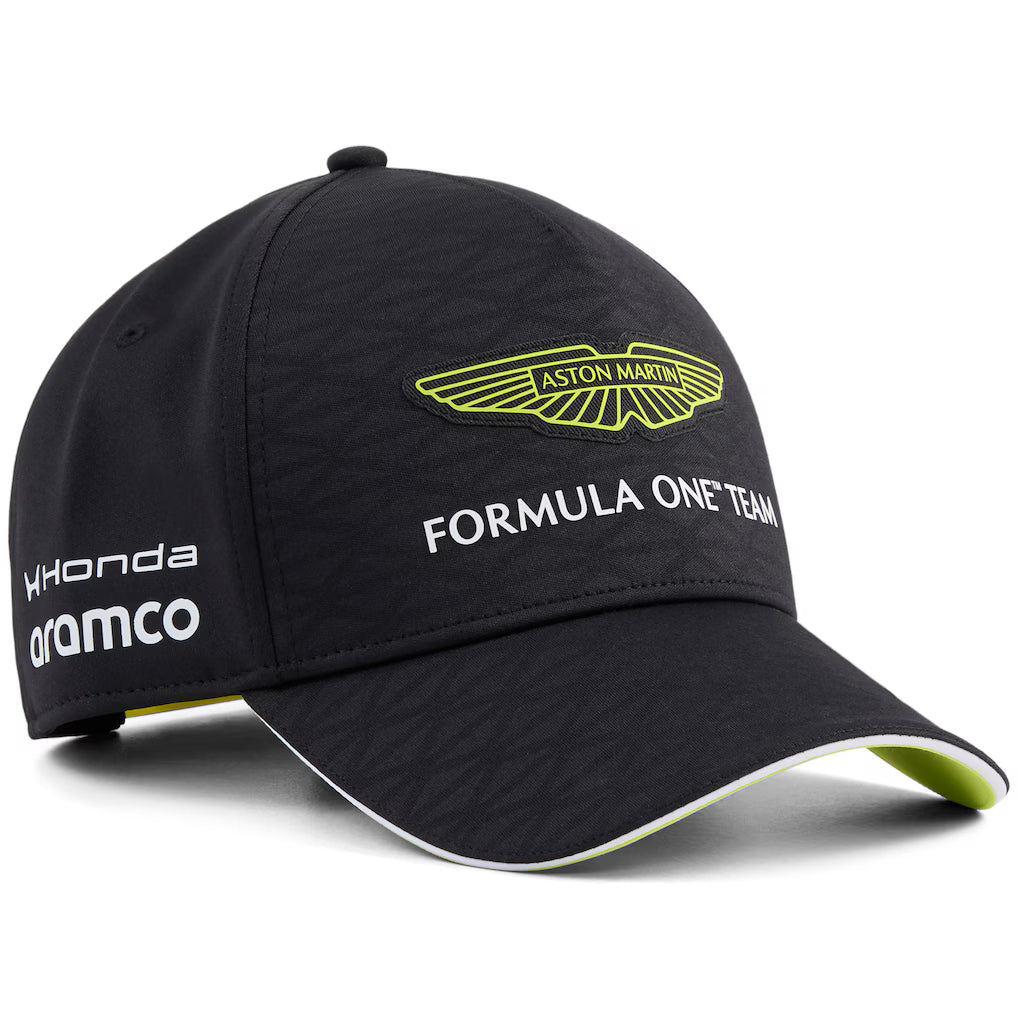 Aston Martin Puma Unisex 2026 Team Adjustable Hat - Black