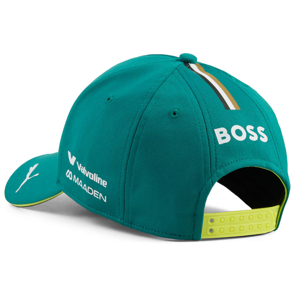 Aston Martin Puma Unisex 2026 Team Adjustable Hat - Green