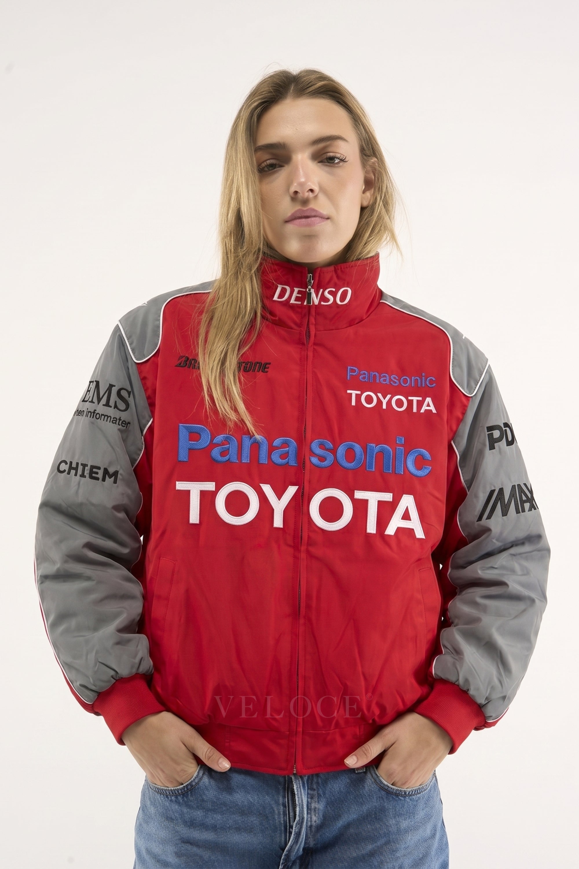 Toyota Vintage Racing Jacket - Red Edition