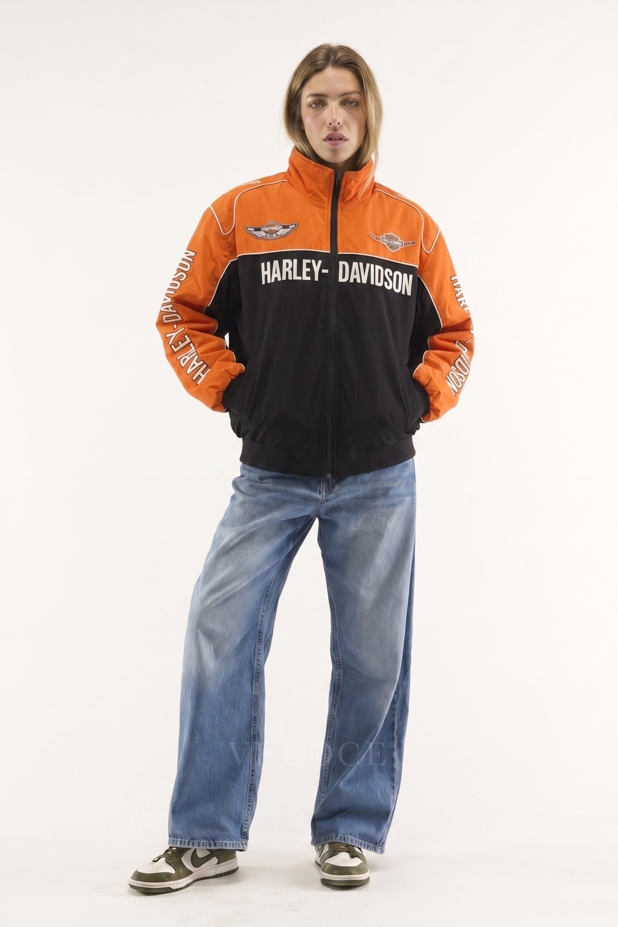 Harley Davidson Vintage Jacket - Orange Edition