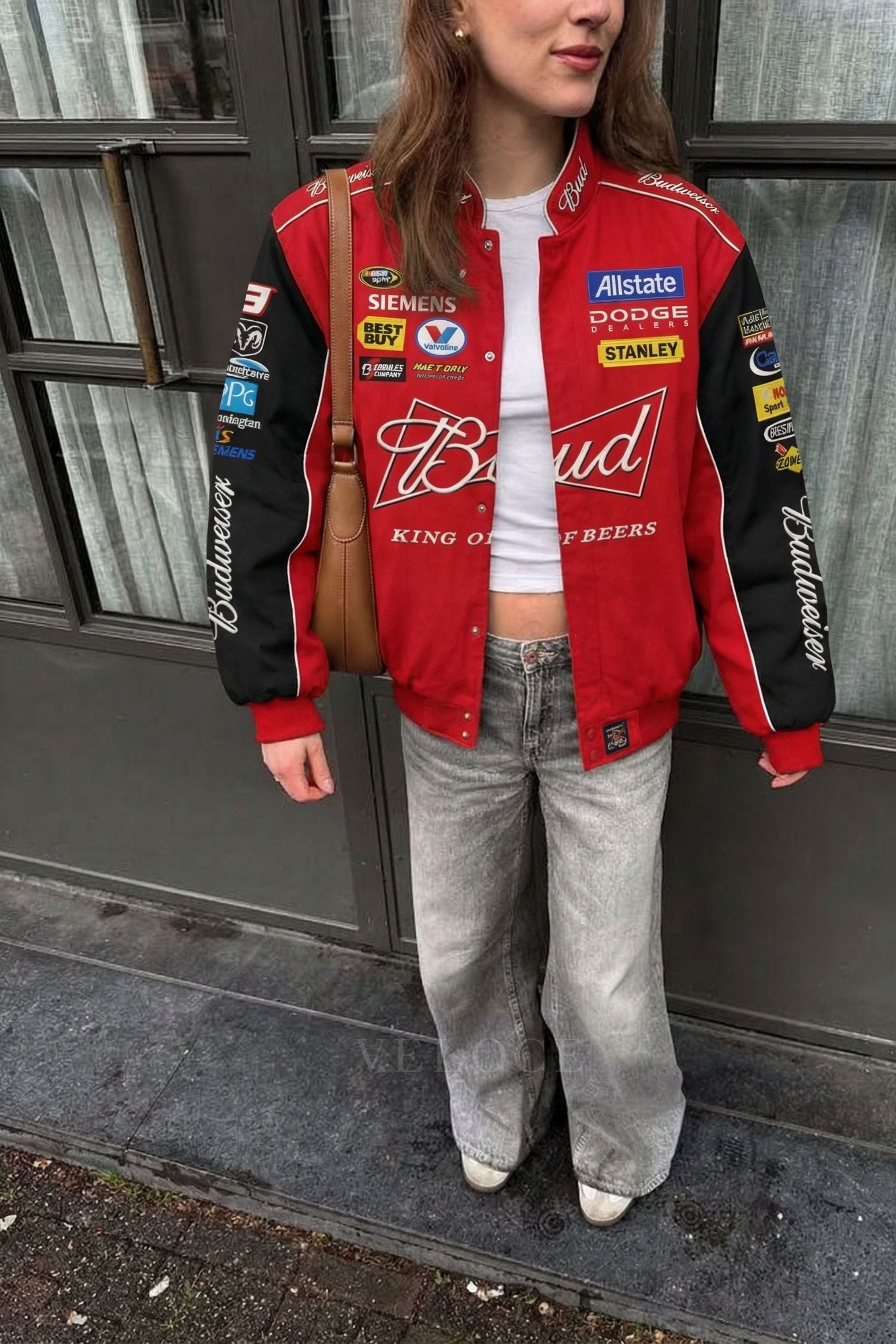 Budweiser Racing Vintage Jacket - NASCAR Red Edition