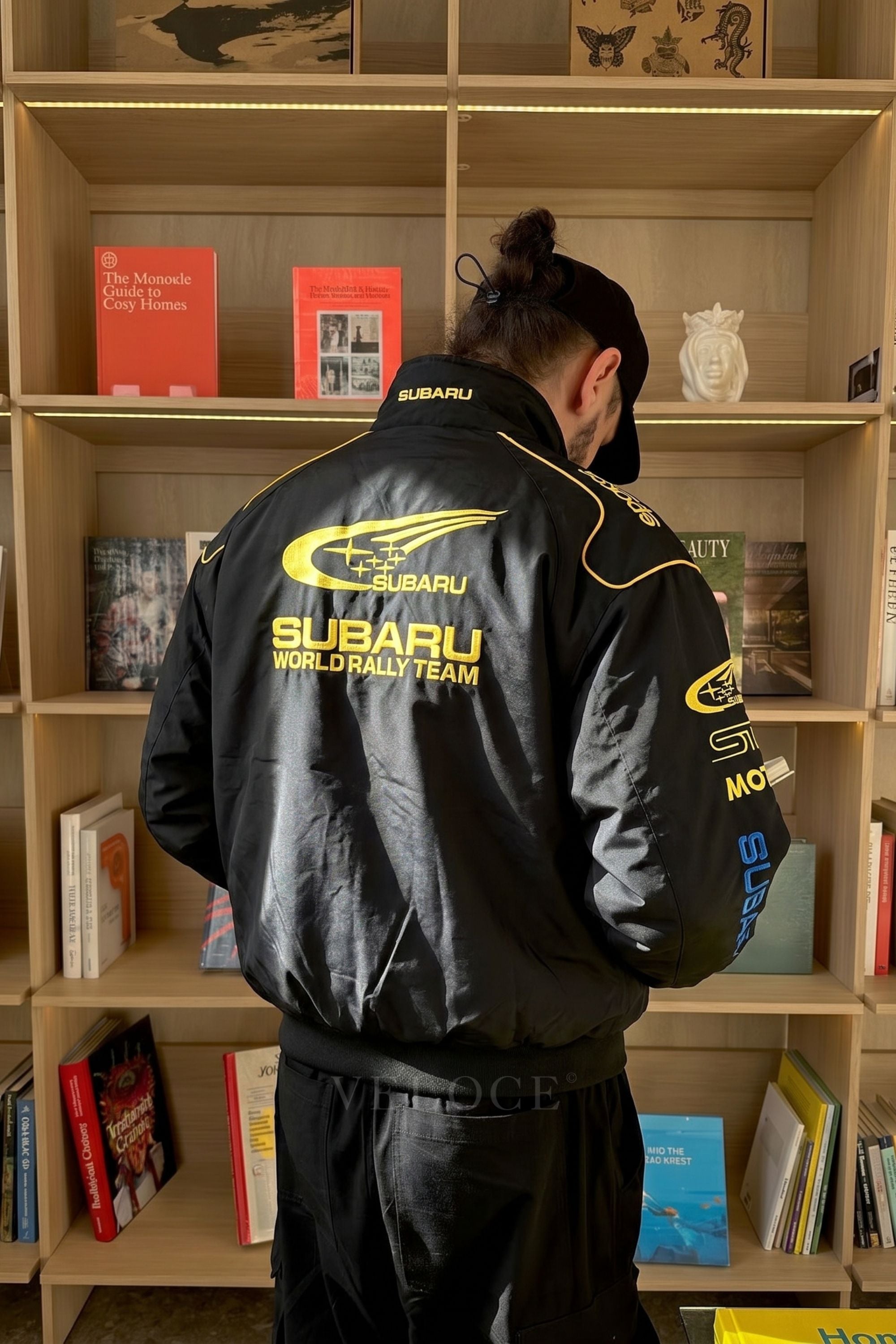 Subaru Rally Vintage Racing Jacket - Black Edition
