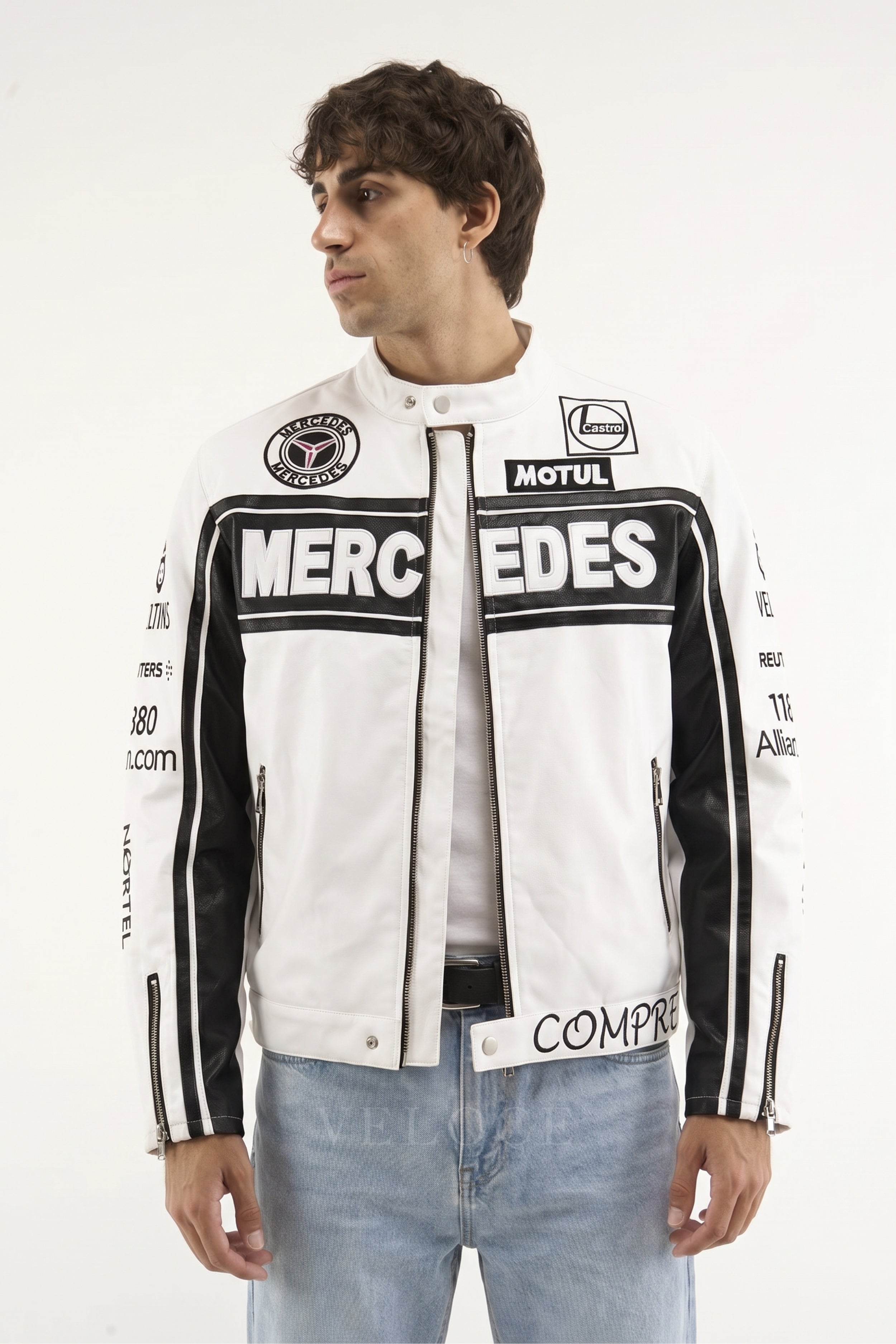 Mercedes-Benz Vintage Racing Leather Jacket