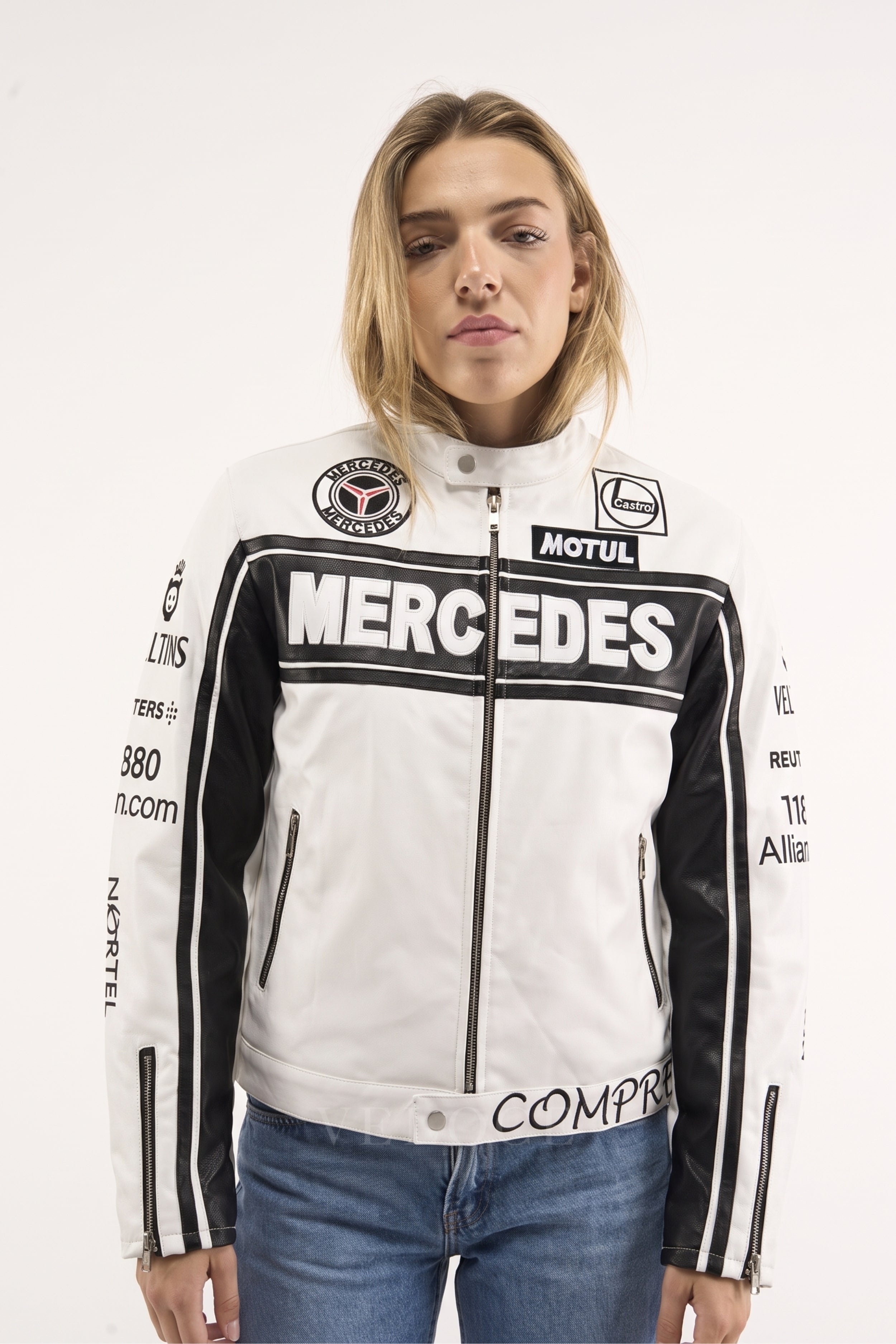 Mercedes-Benz Vintage Racing Leather Jacket