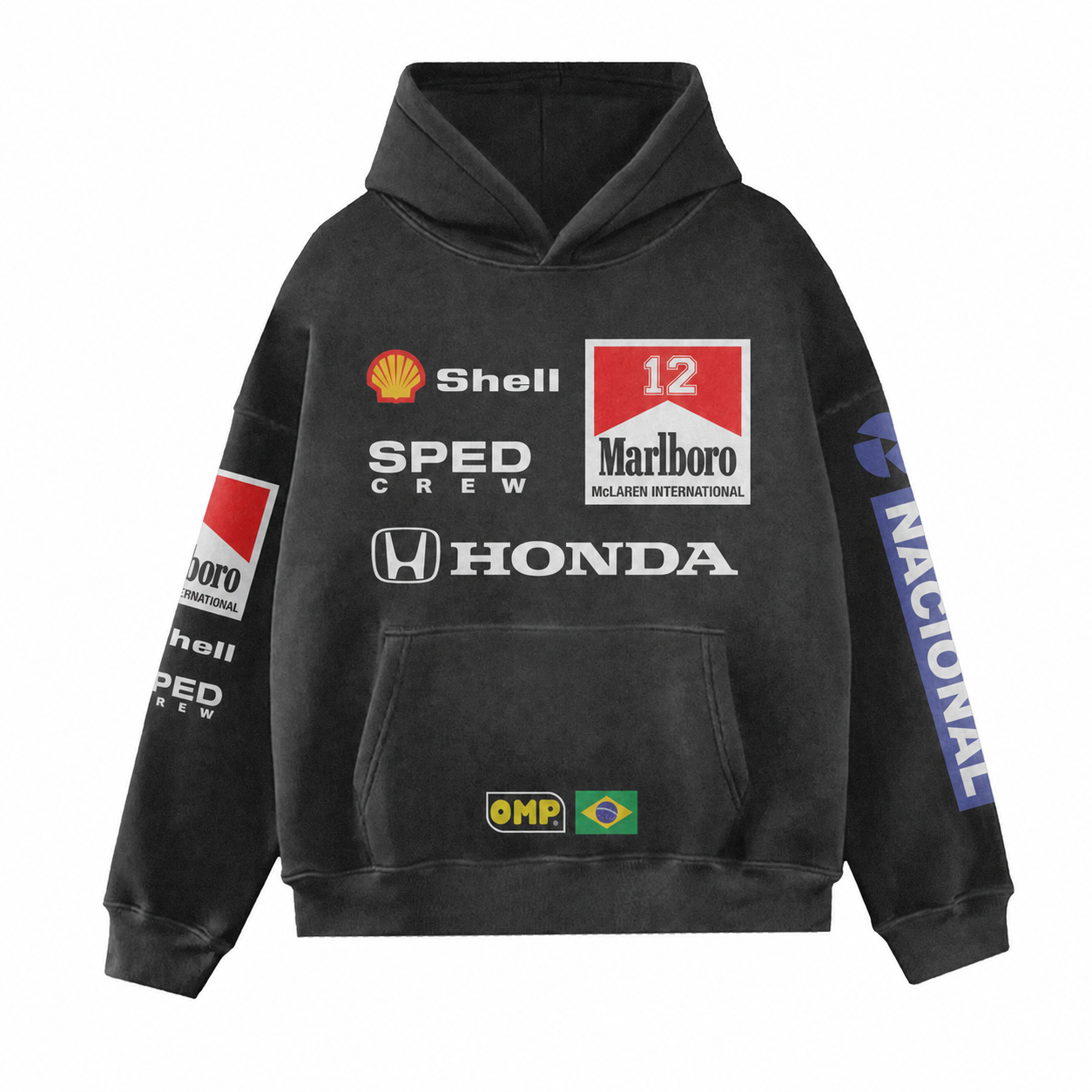 Washed Senna Inspired Hoodie