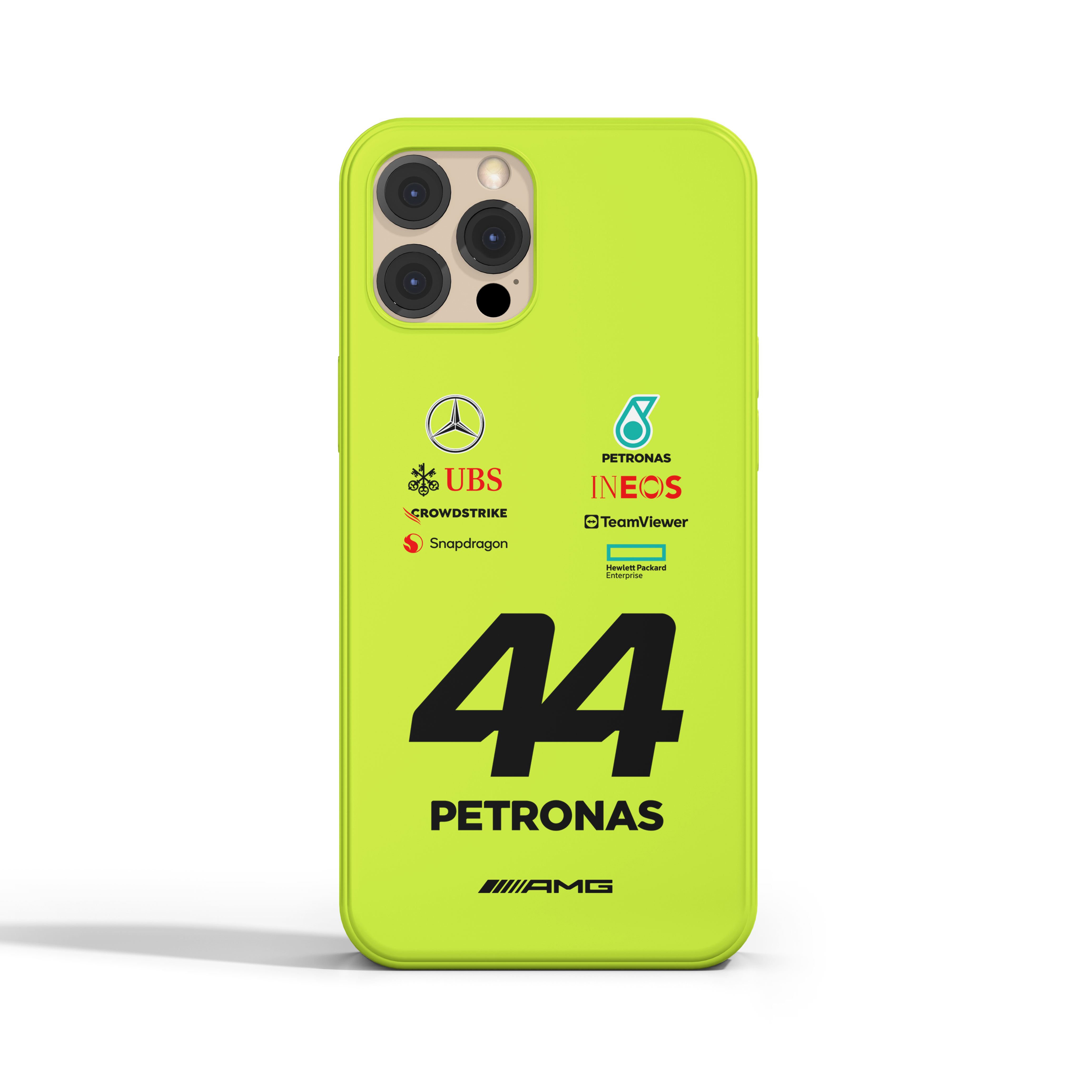 Mercedes AMG Neon Green Case 2024 Lewis Hamilton