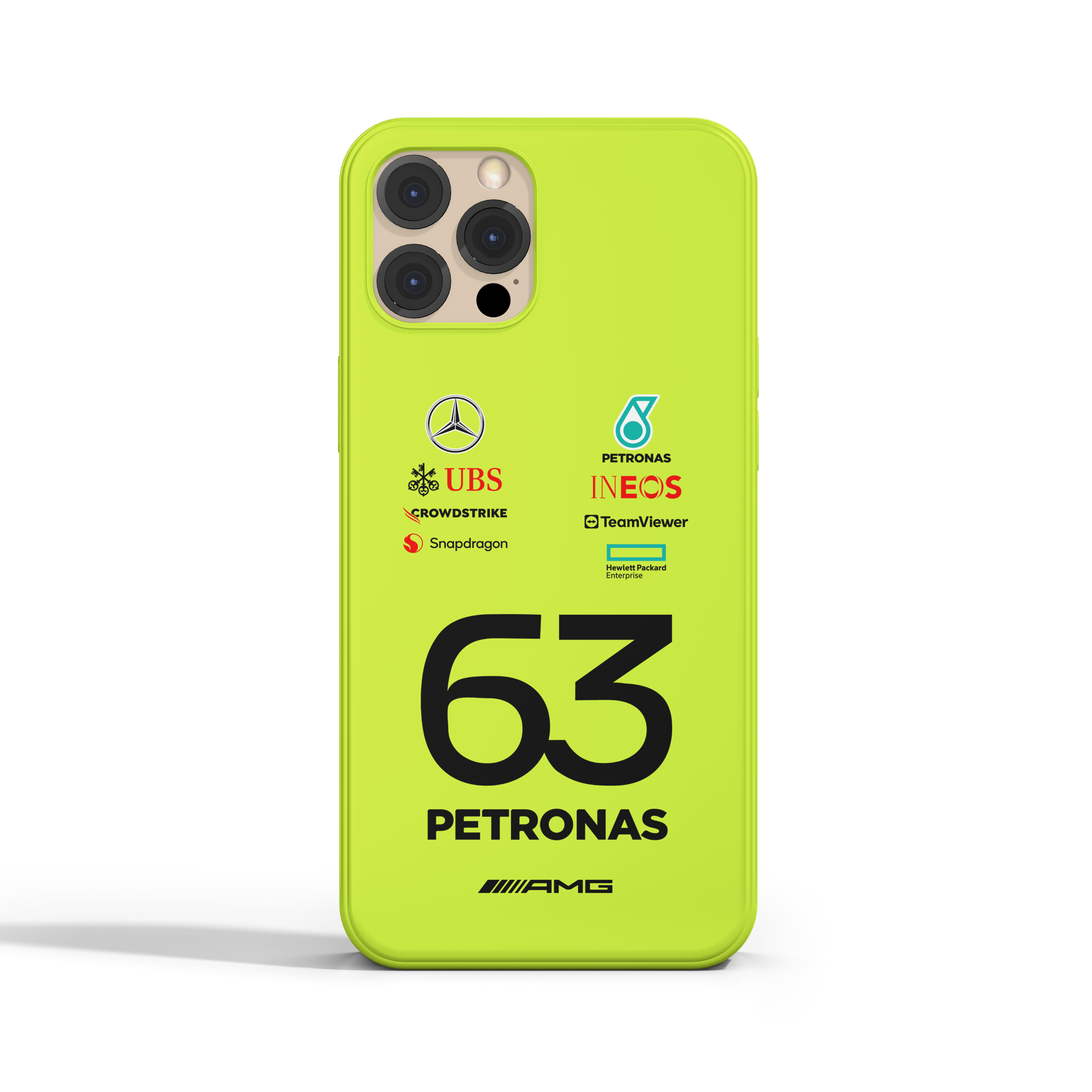 Mercedes AMG Neon Green Case 2024 George Russell