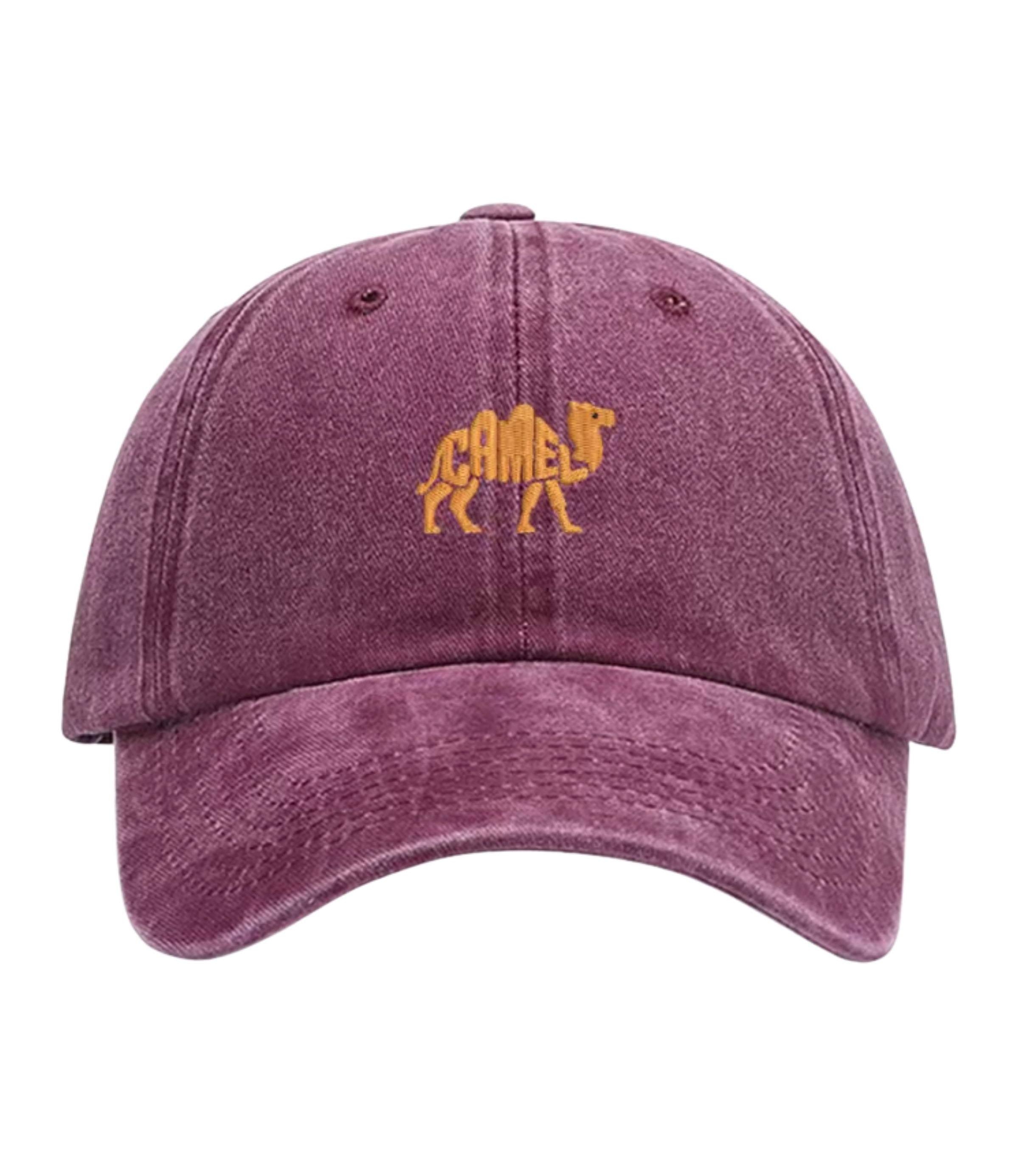 Camel Embroidered Cap